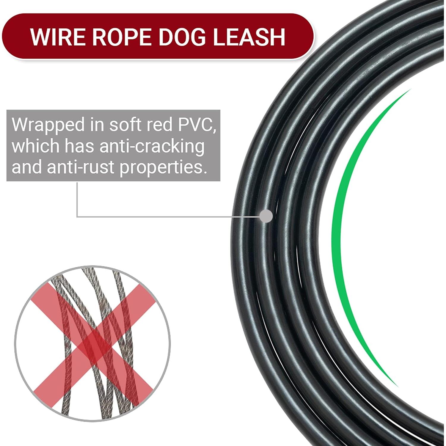 Correa para Perro PAWNISAW 1.52m Resistente a Mordeduras