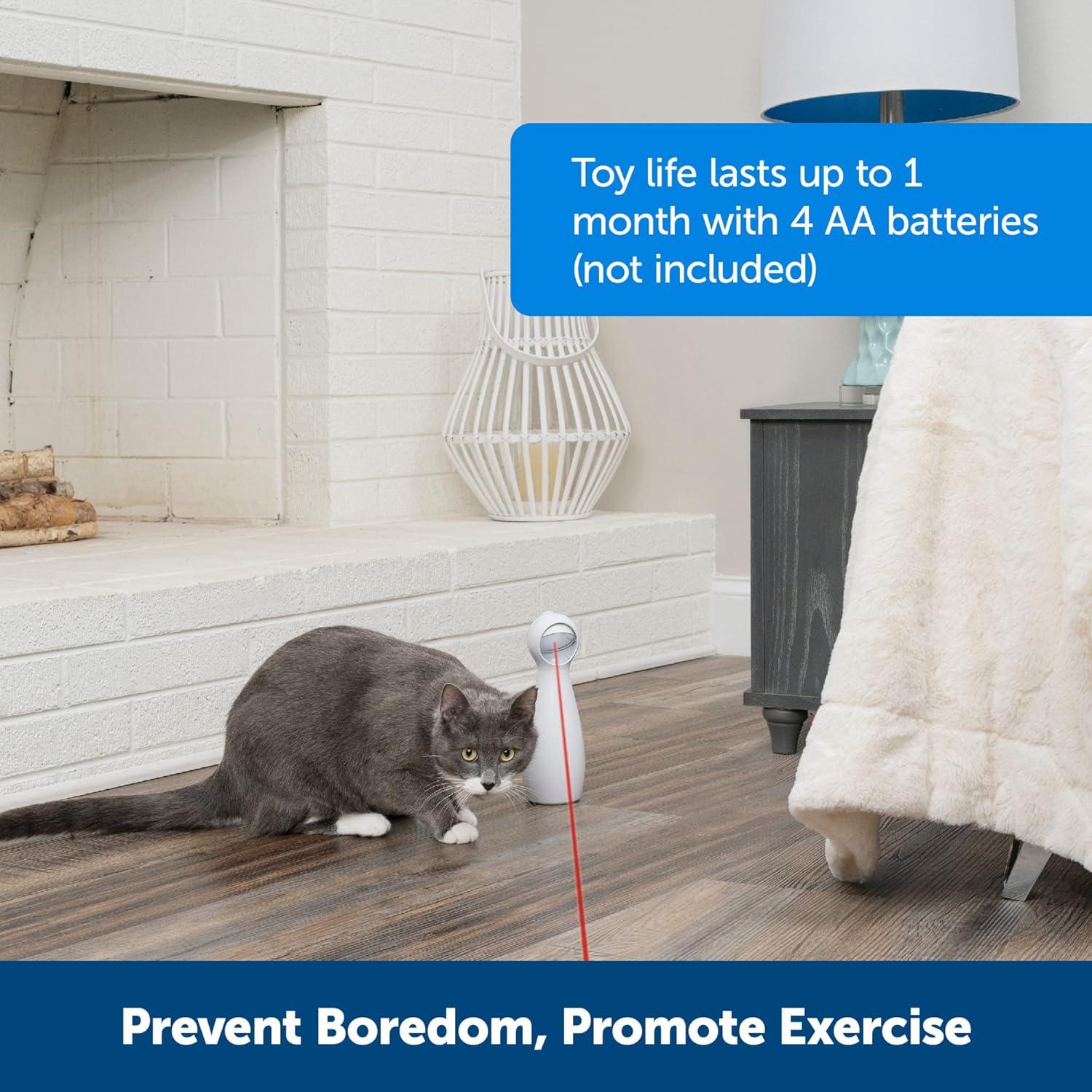 Juguete Interactivo de Láser PetSafe Bolt para Gatos - Modo Automático y Manual