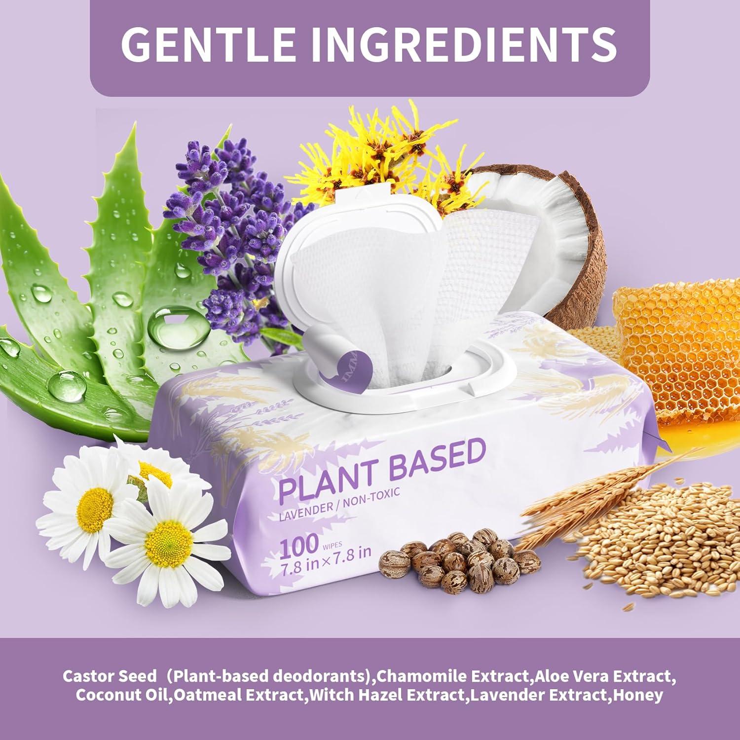 Toallitas Hipoalergénicas para Perros IMMHABI 400 Pcs Lavanda