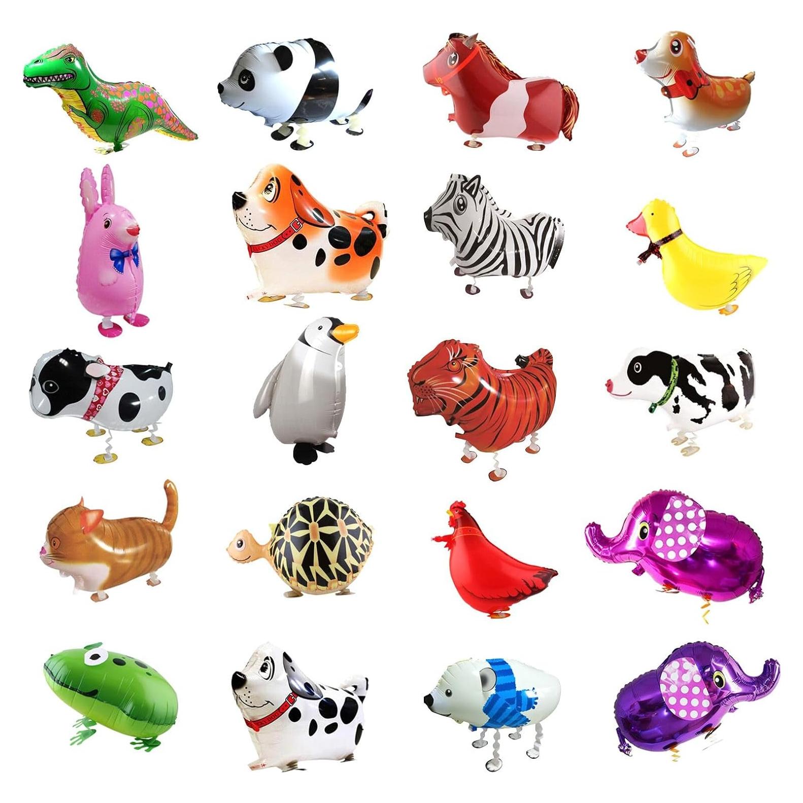 Juego de 20 Globos de Animales Caminantes CUGBO 147x104 cm
