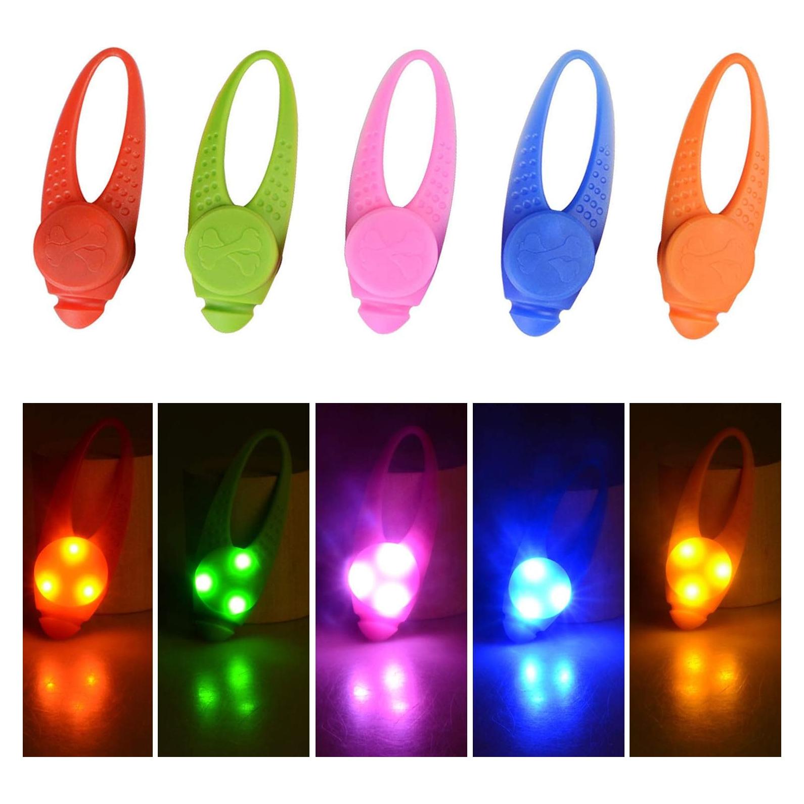 Luz LED de Collar para Perro FYLARFLY-TECH DC-131S 5 Piezas