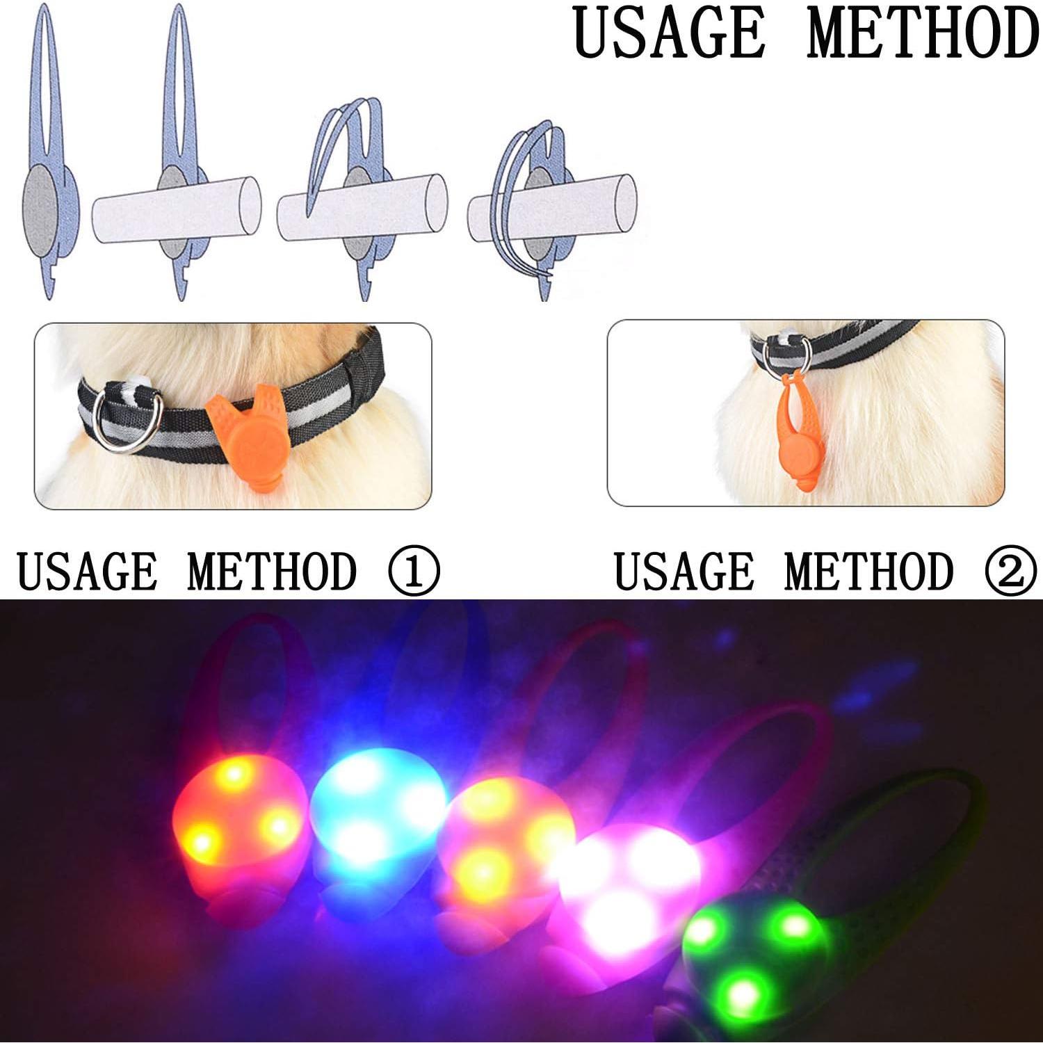 Luz LED de Collar para Perro FYLARFLY-TECH DC-131S 5 Piezas