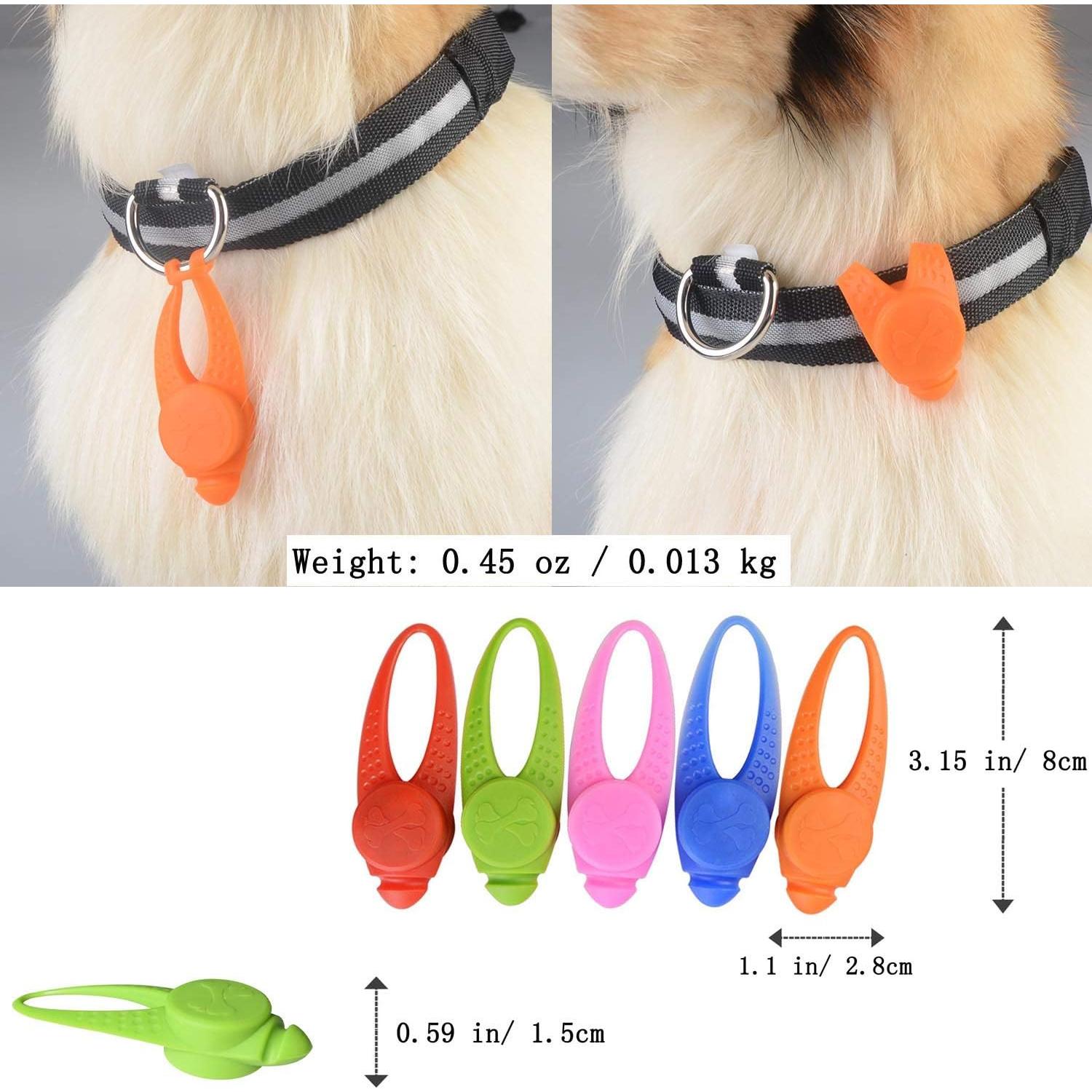 Luz LED de Collar para Perro FYLARFLY-TECH DC-131S 5 Piezas