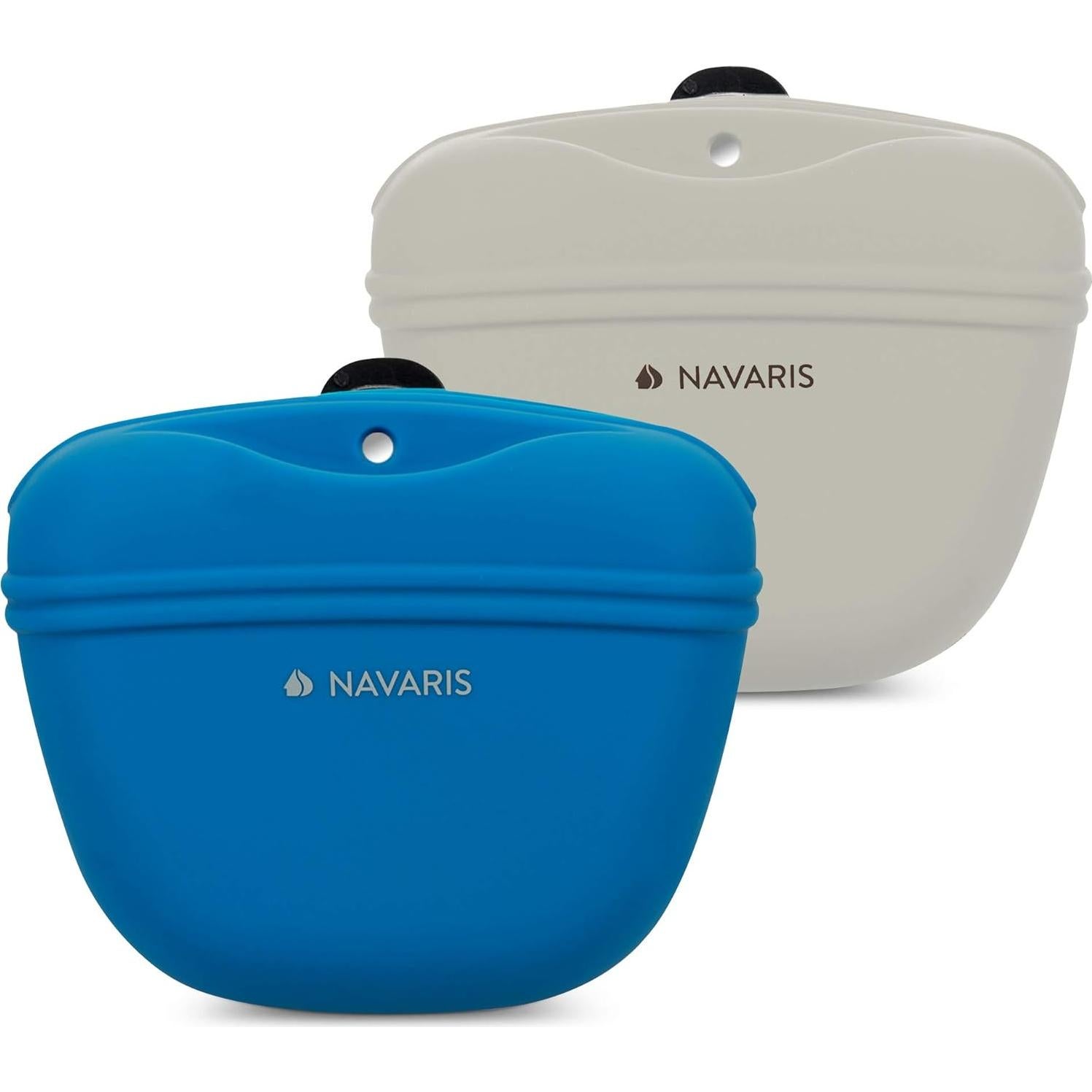 Bolsa de golosinas para perros Navaris - Set de 2 con clip