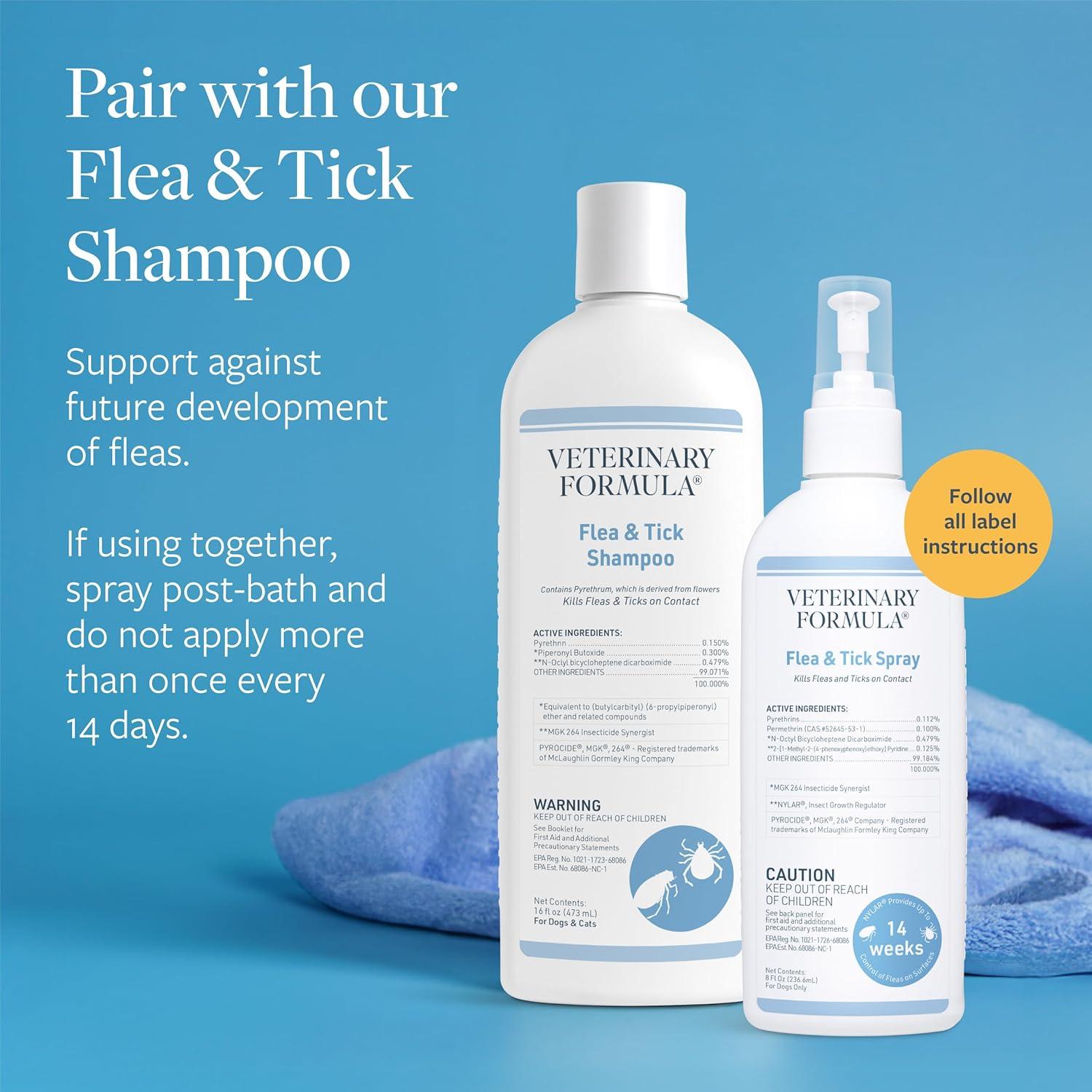 Spray para Pulgas y Garrapatas Veterinary Formula 226 g - Efectivo y Seguro