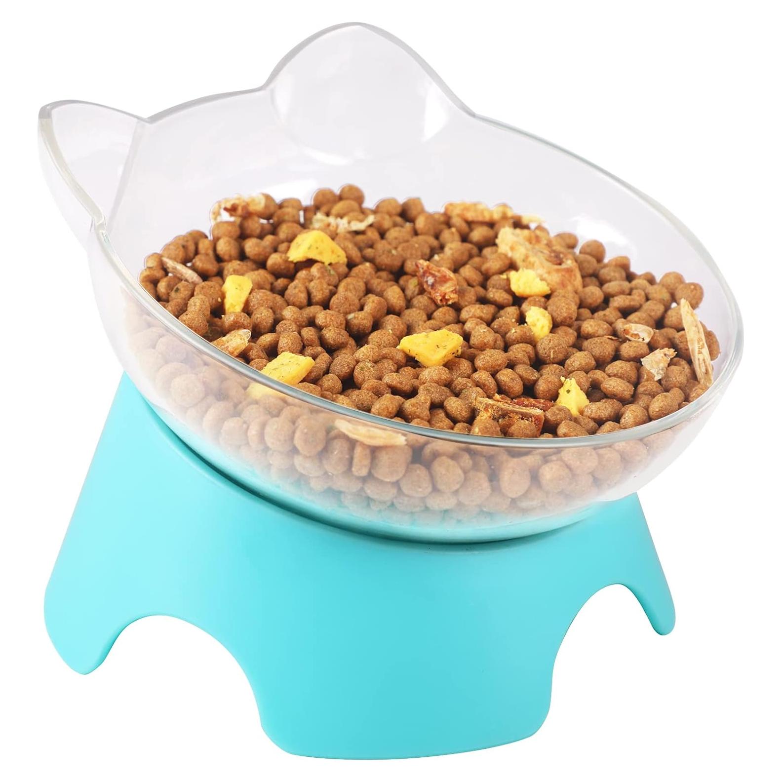 Cuenco Elevado Inclinado para Gatos y Perros MILIFUN 12.7cm