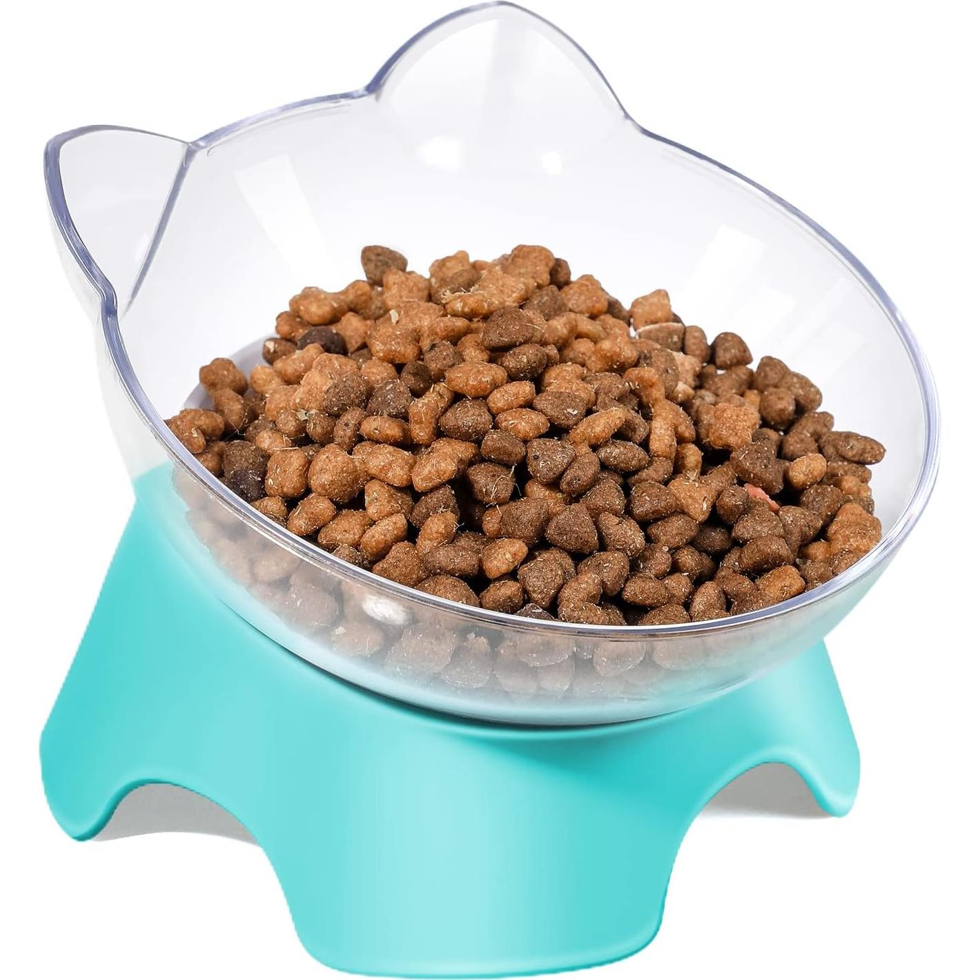 Cuenco Elevado Inclinado para Gatos y Perros MILIFUN 12.7cm