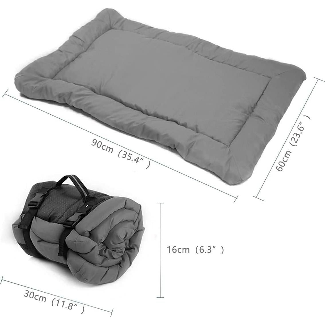 Cama para Perros Senzkon Grande 88.9x60.96 cm Impermeable