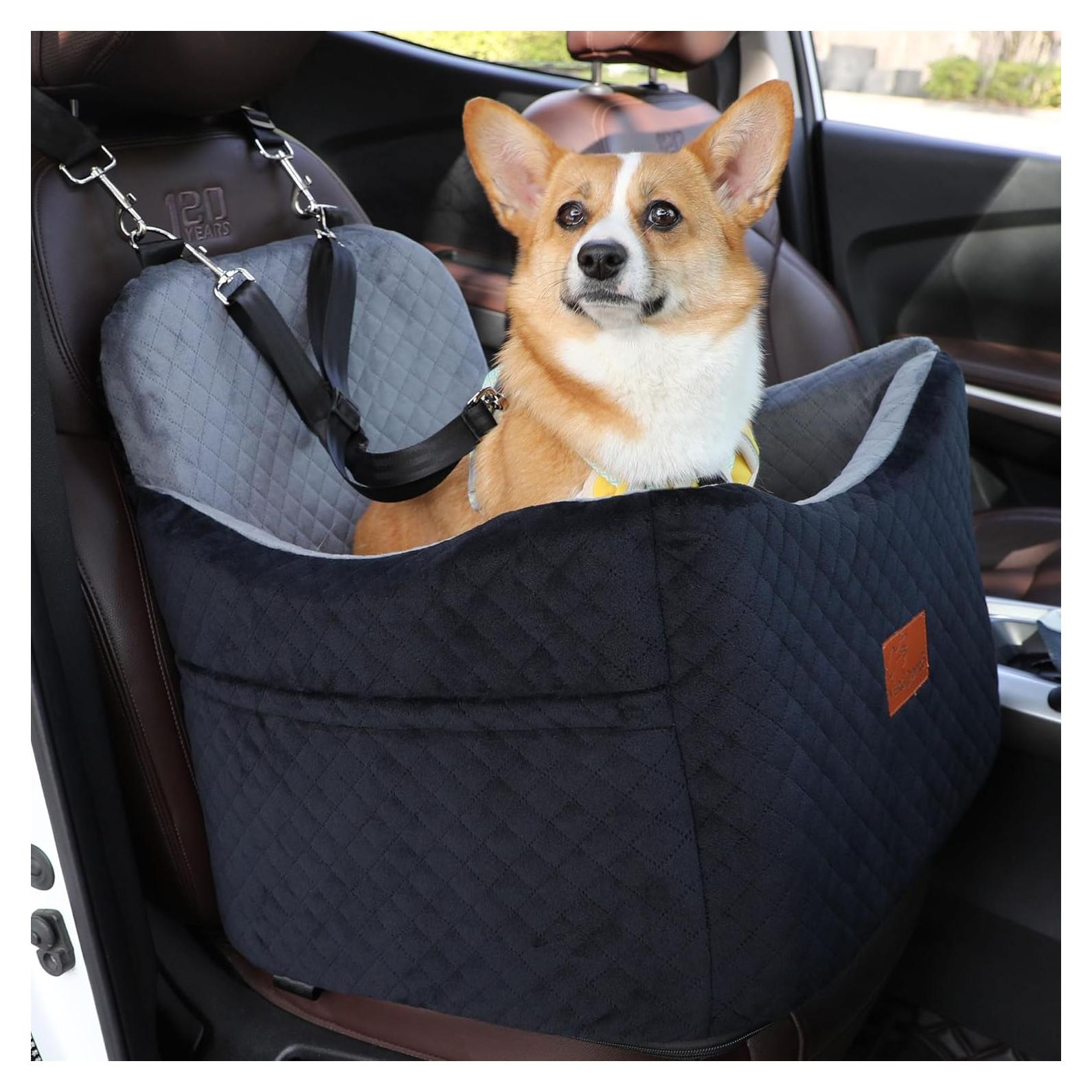 Asiento Elevador para Perros VERGODPRO - Negro y Gris, 50x45x50 cm