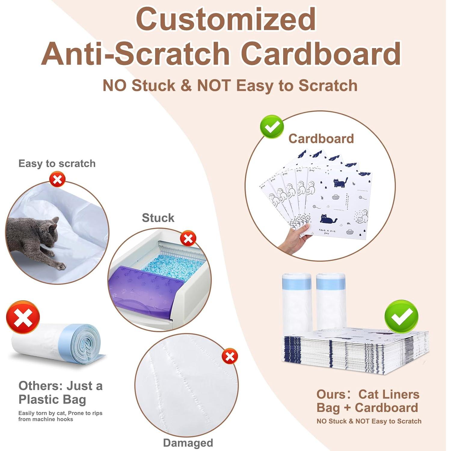 Paquete de 24 forros para caja de arena KropBom 94x41 cm