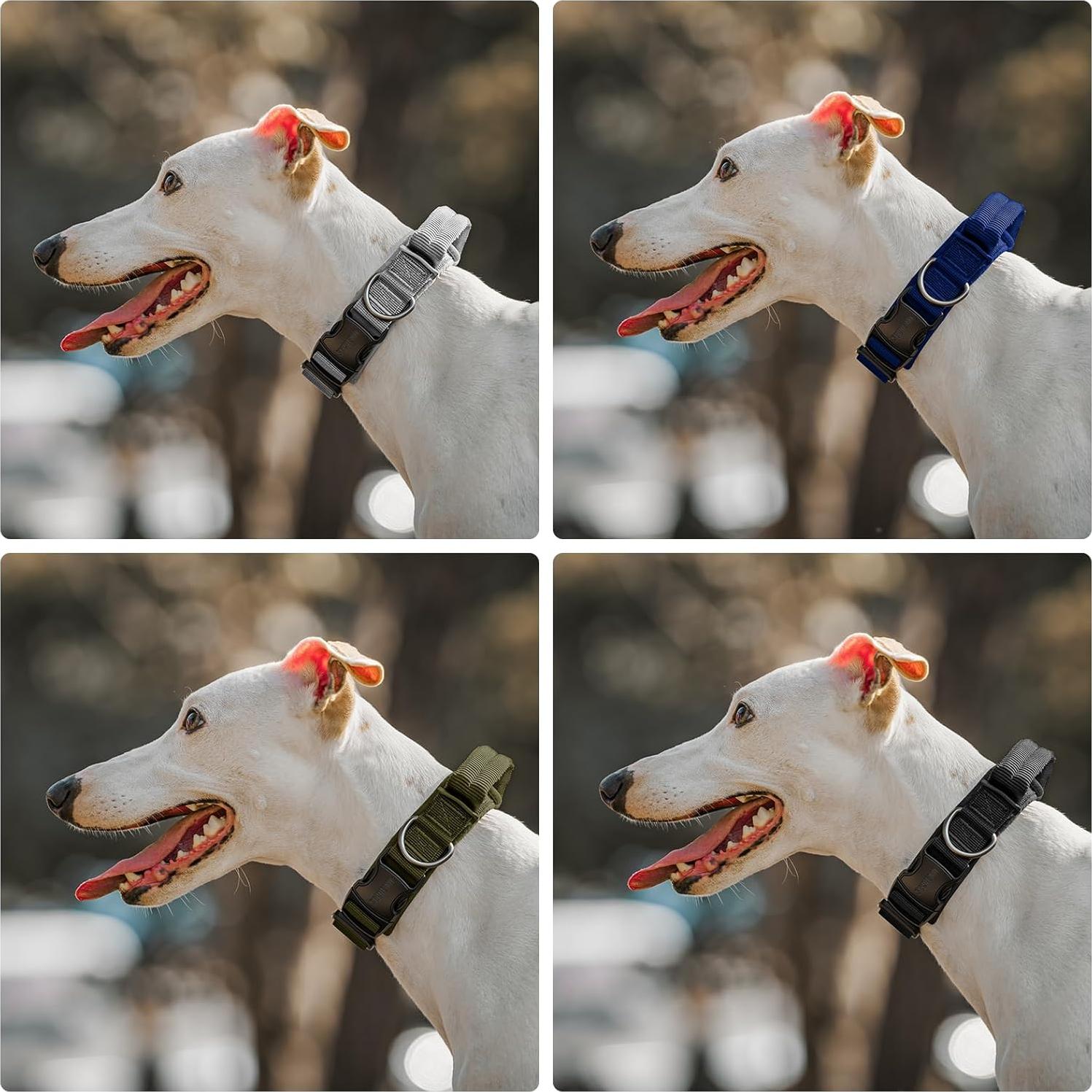 Collar Táctico para Perros OneTigris Negro Ajustable S