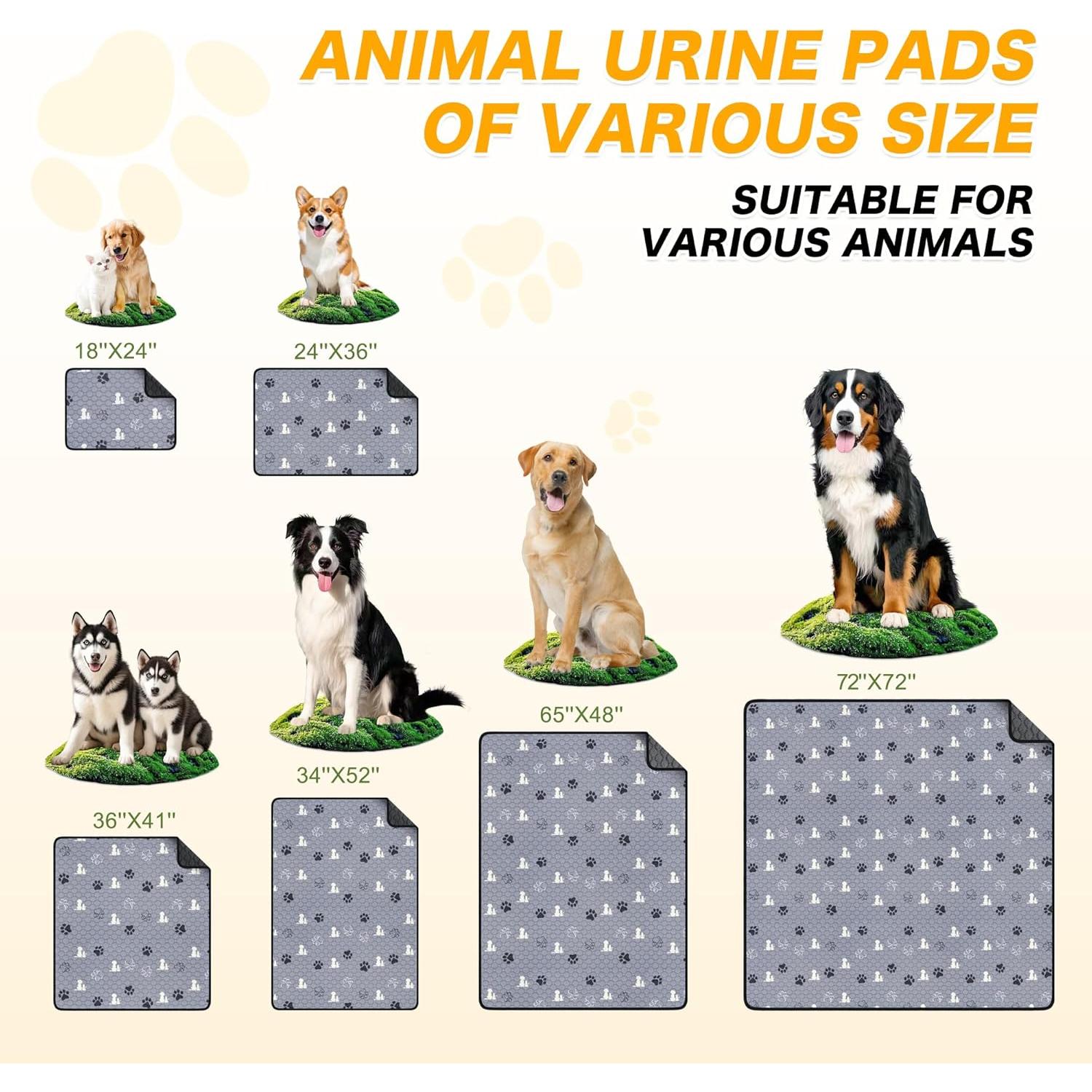 Alfombrillas Lavables para Perros X.P.Made 45.72x60.96cm Gris