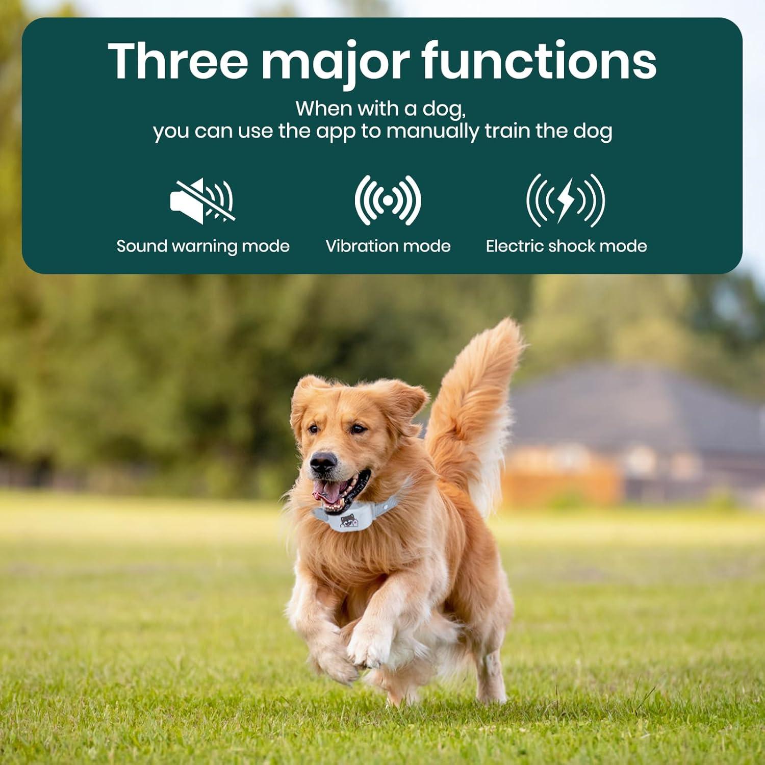 Sistema de Cerca GPS para Perros WEUYUY B-DogG-01 Collar Impermeable