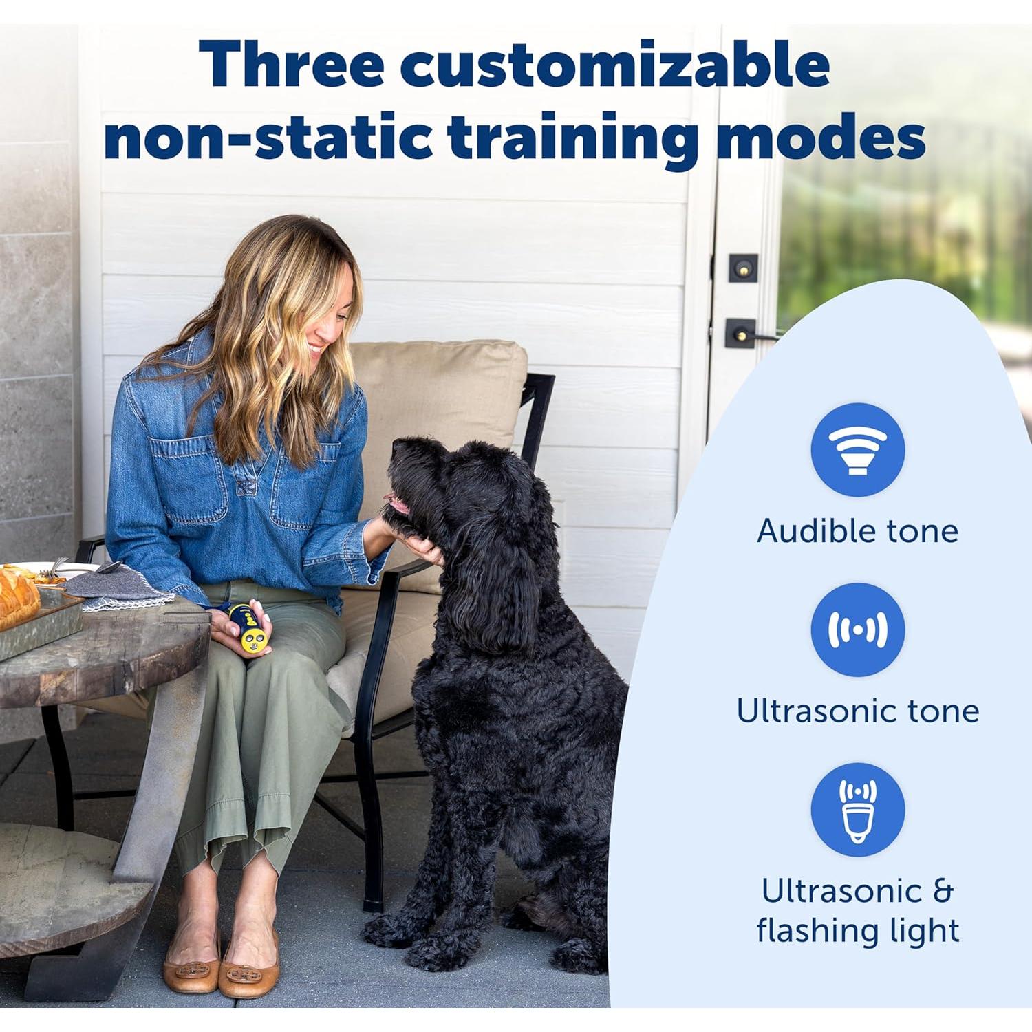 Entrenador Ultrasonico Sin Collar PetSafe - Dispositivo Antibark Portátil