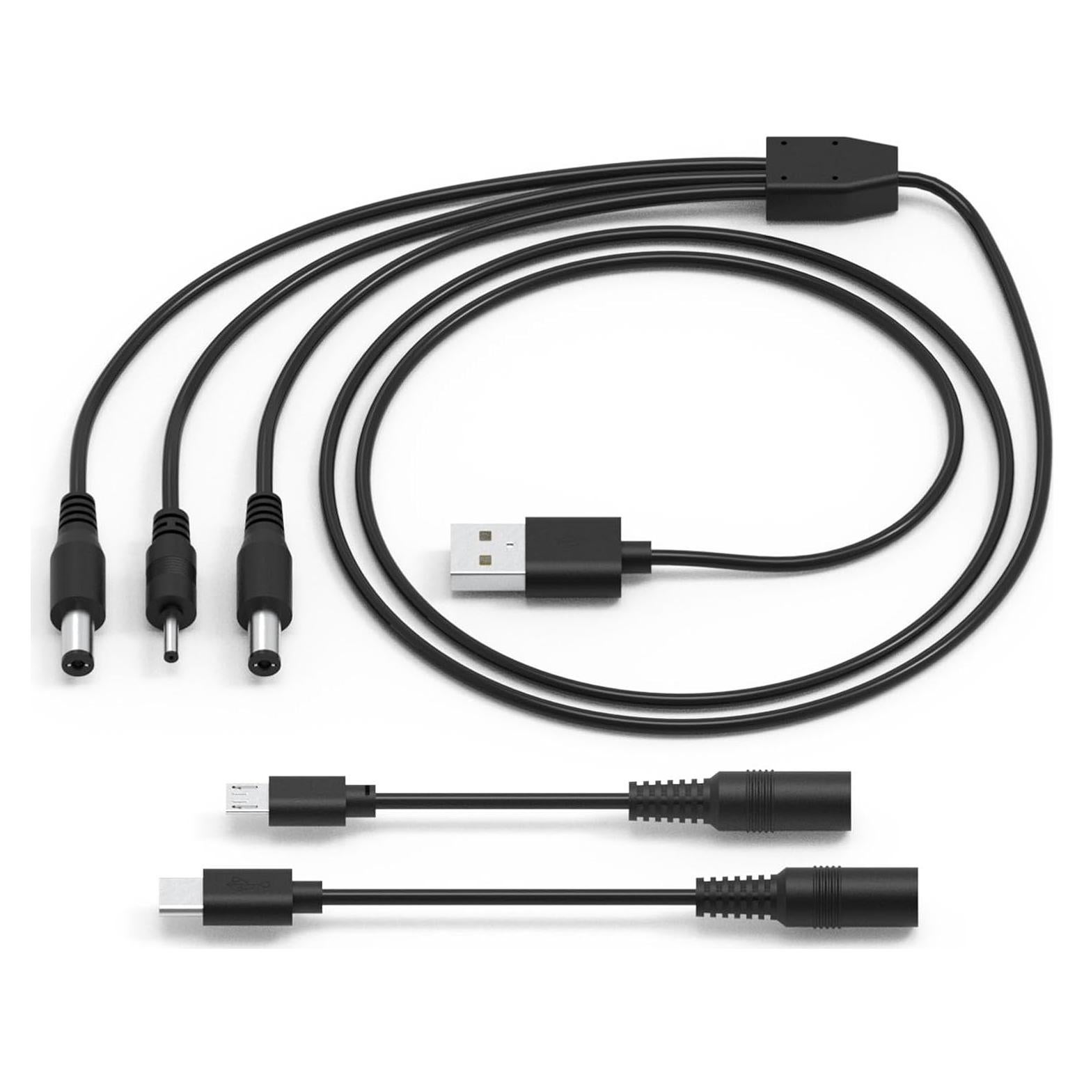 Cargador de Collar de Choque HOUTQPLE 5-en-1 USB para Perros