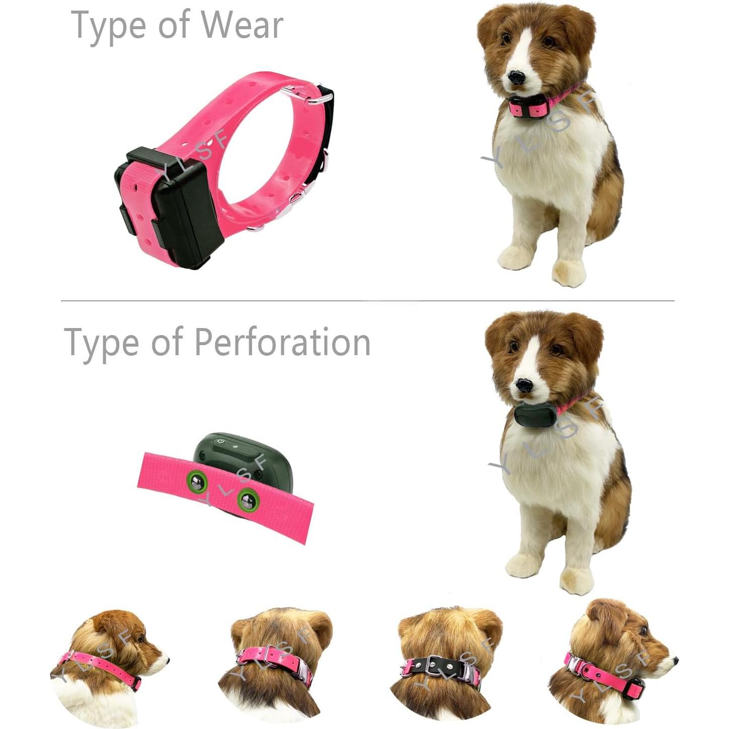 Correa de Perro Bungee YLSF Ajustable 1.9 cm Rosa Impermeable