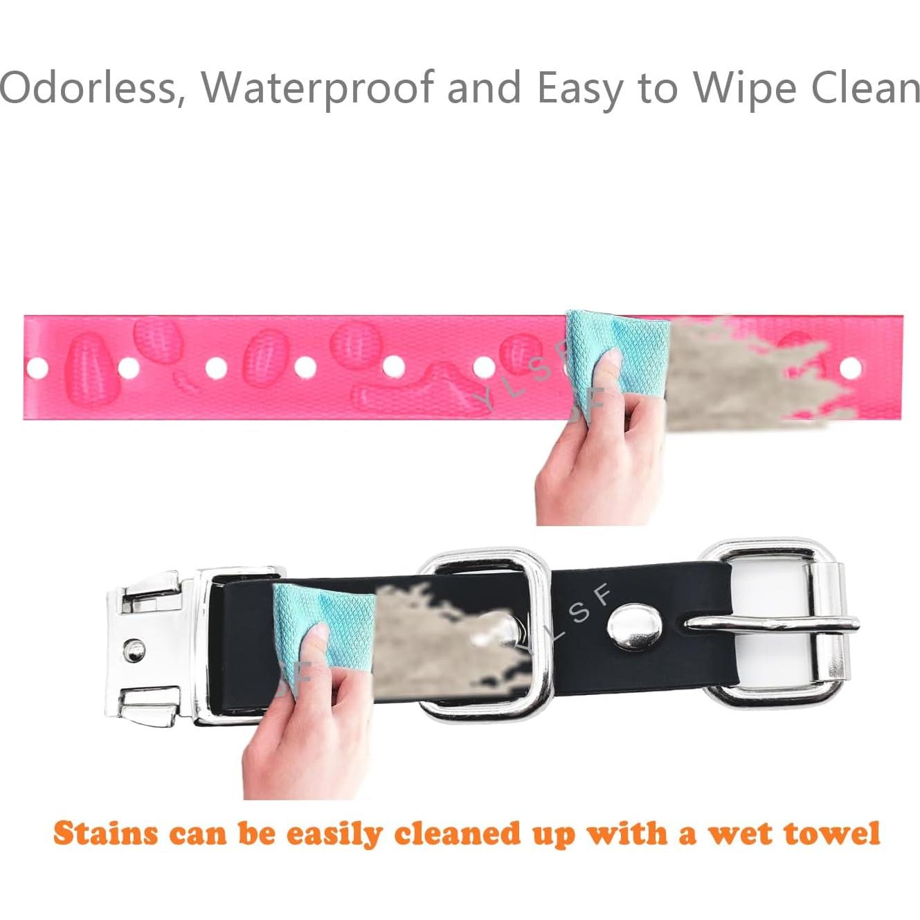 Correa de Perro Bungee YLSF Ajustable 1.9 cm Rosa Impermeable