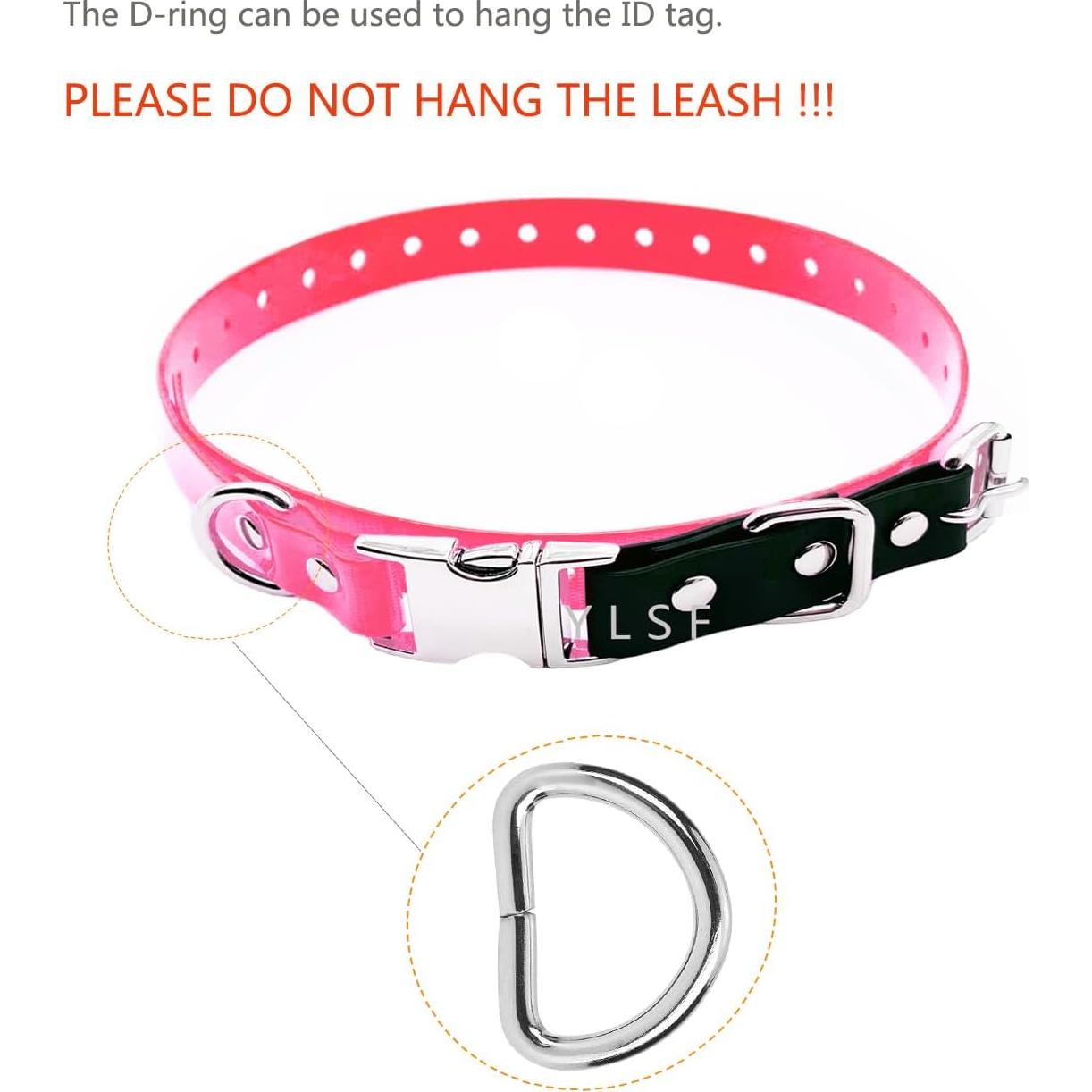 Correa de Perro Bungee YLSF Ajustable 1.9 cm Rosa Impermeable