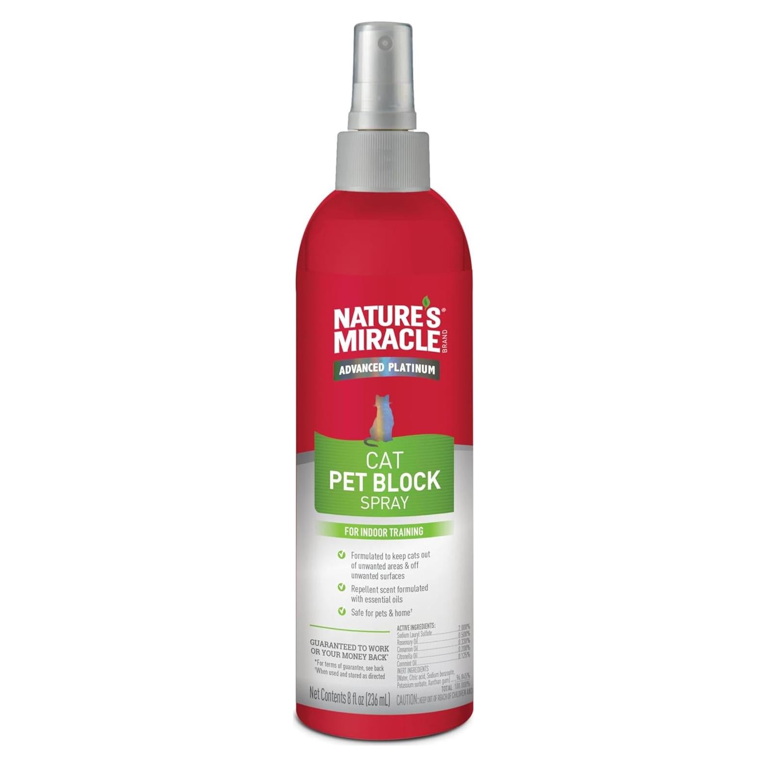 Repelente en Spray para Gatos Nature's Miracle 226ml