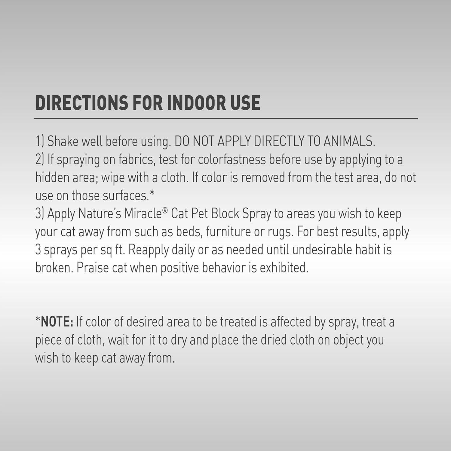 Repelente en Spray para Gatos Nature's Miracle 226ml