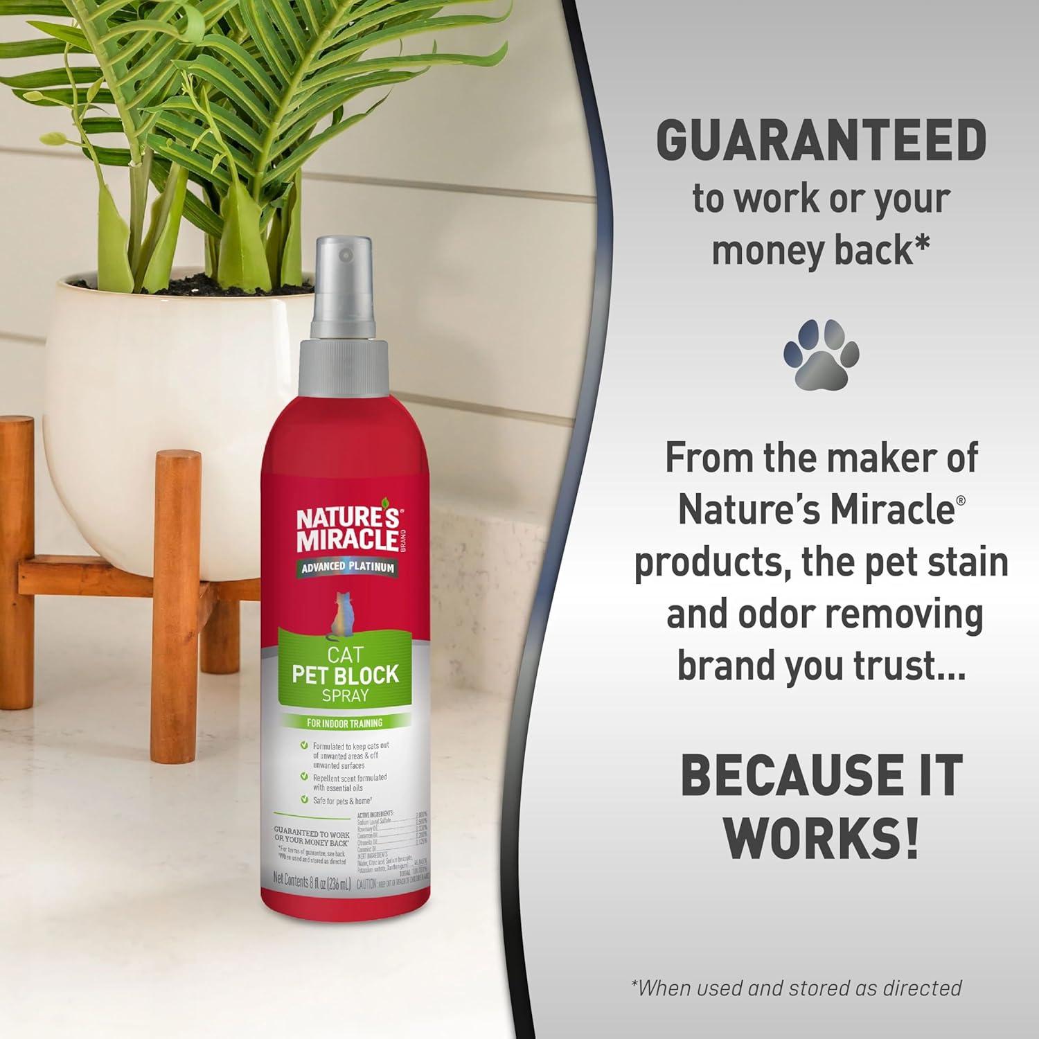 Repelente en Spray para Gatos Nature's Miracle 226ml