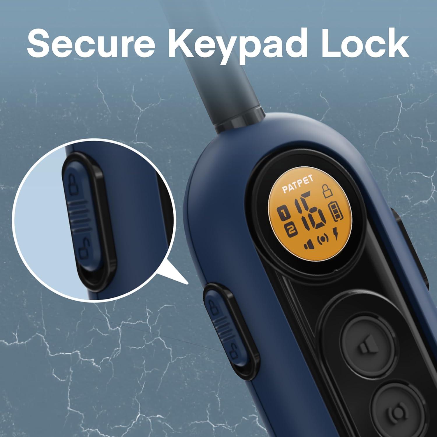 Collar de Entrenamiento PATPET para Perros 4.5-45 kg Impermeable