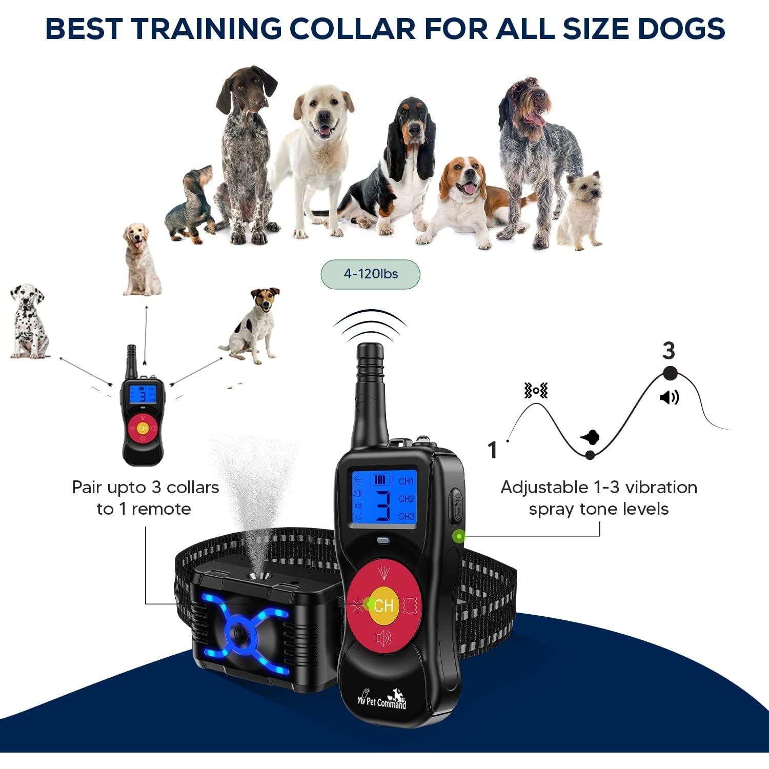 Collar de Entrenamiento para Perros Mi Comando de Mascota 792m