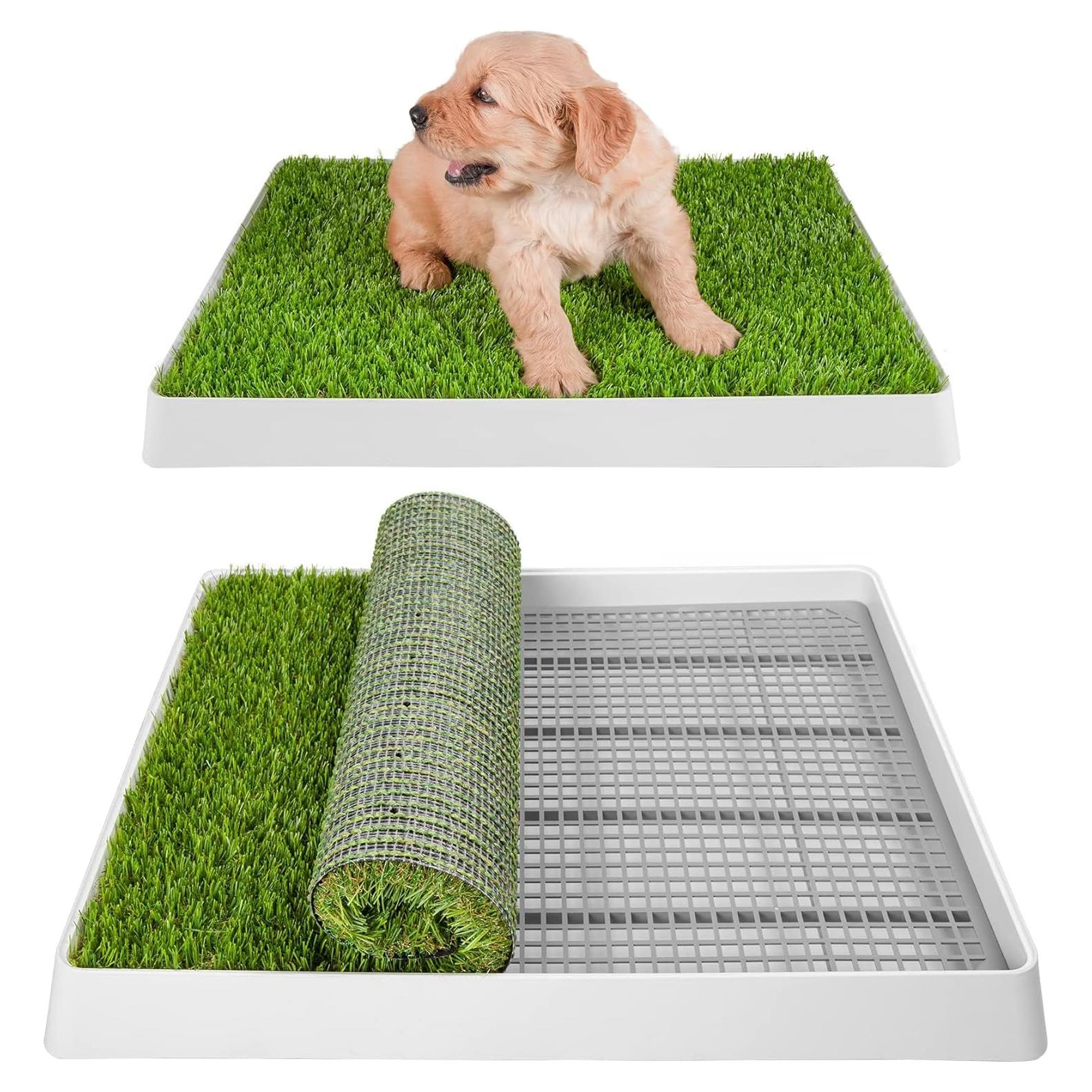 Inodoro para Perros SUNTURF STF003-TR con Hierba Artificial