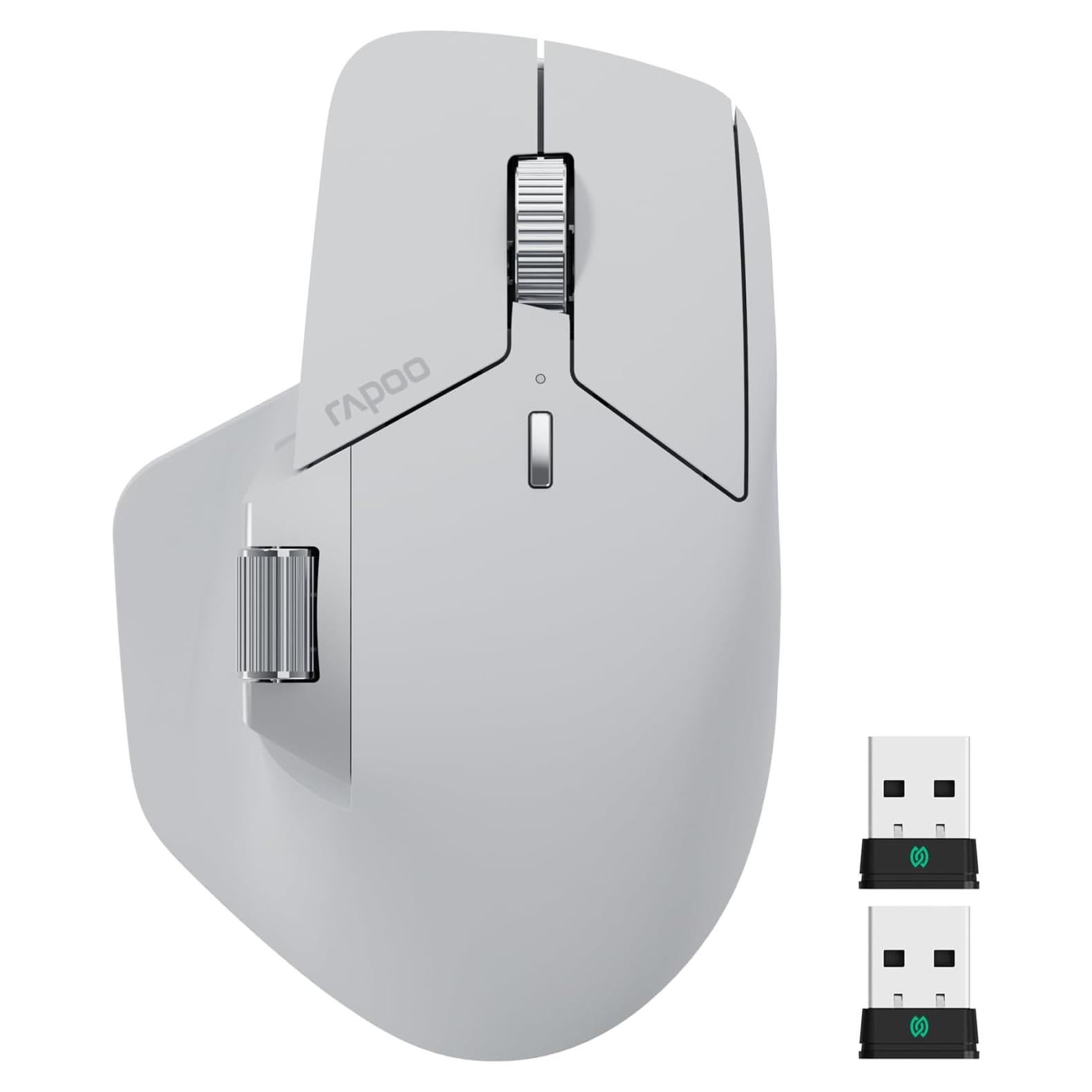 Ratón Inalámbrico Rapoo MT760 PRO, 12K DPI, Bluetooth y NearLink