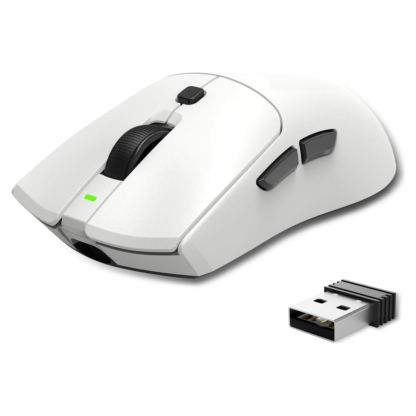 Ratón Gaming Inalámbrico RAWM SH01S, 26000 DPI, 7 Botones