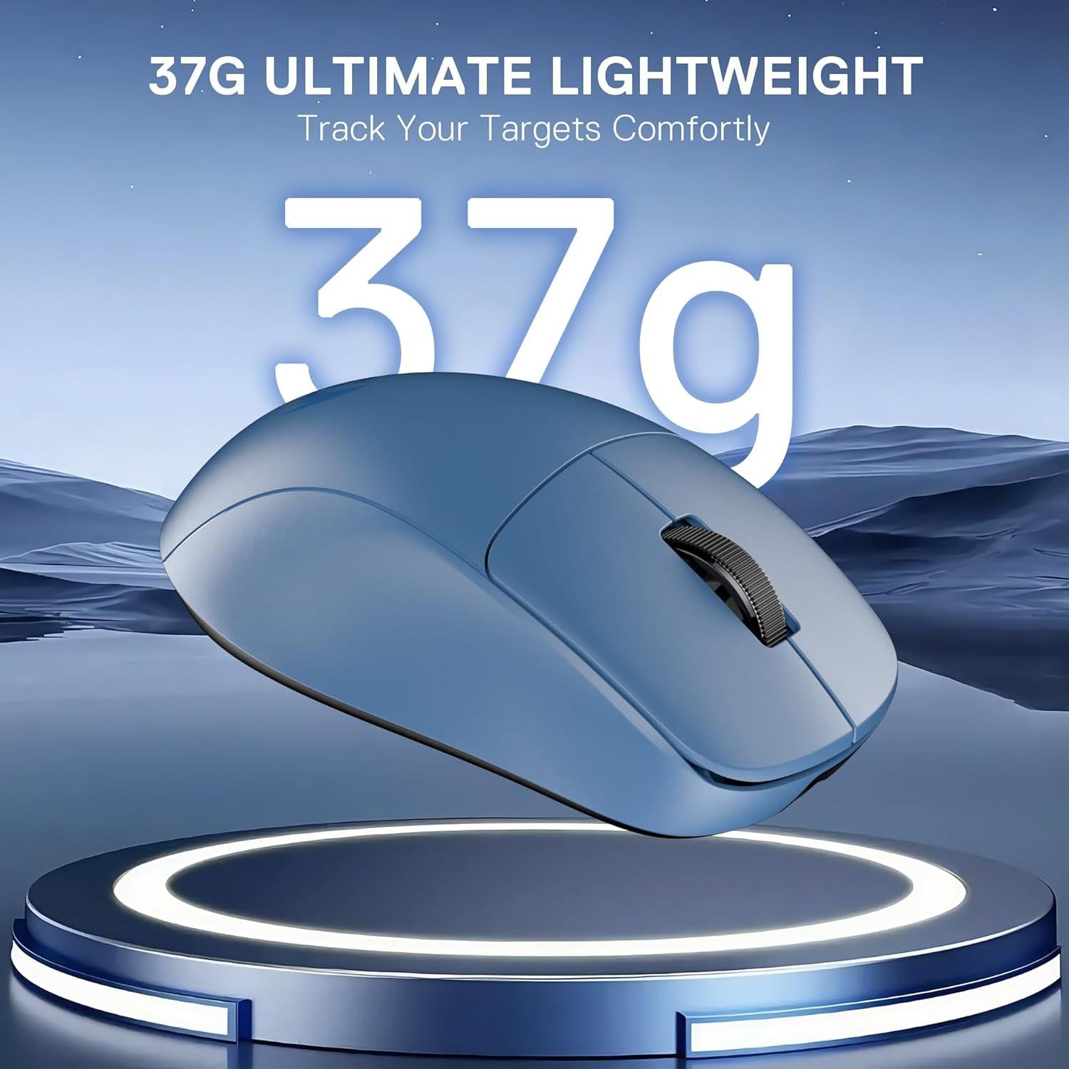 Redragon M817 Ratón Gaming Con Cable 24000 DPI Azul