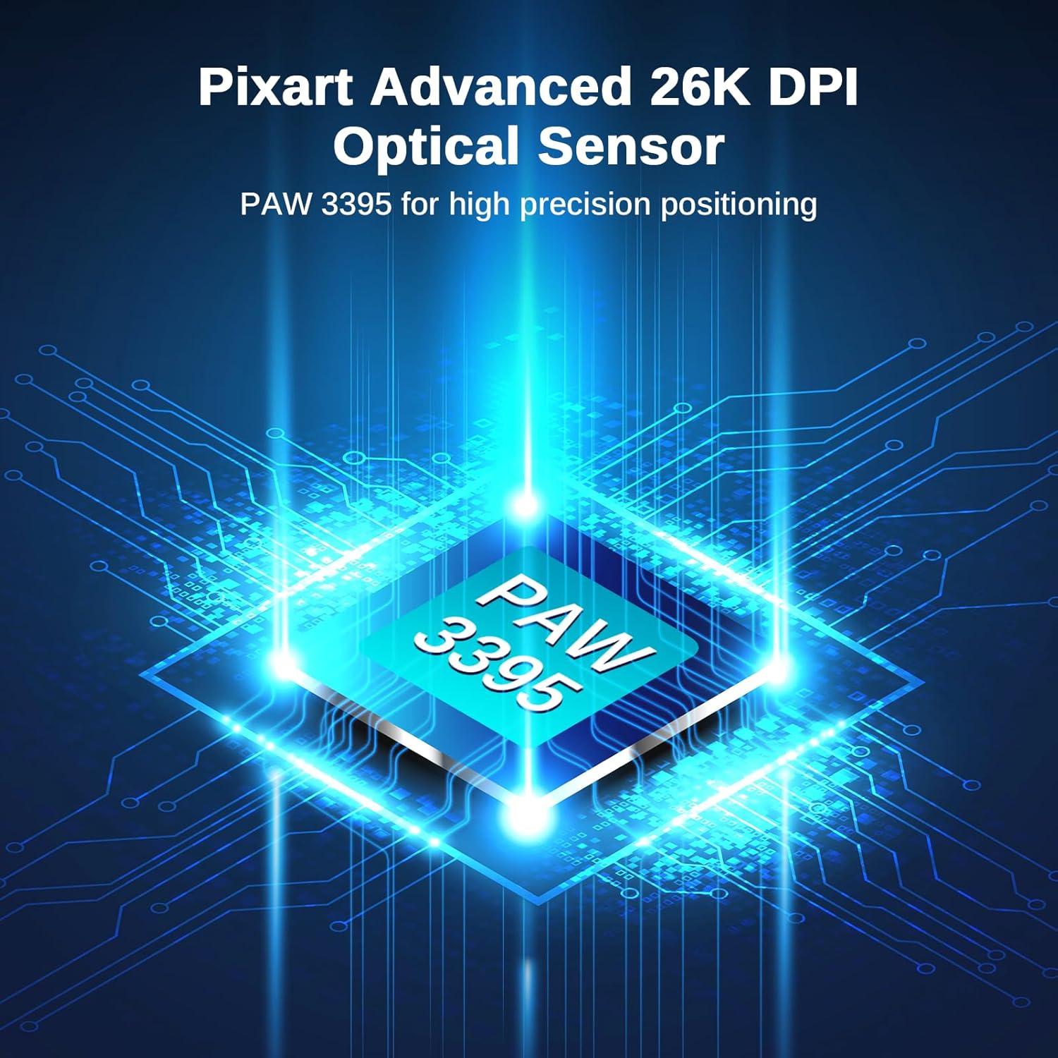 Ratón Gaming Inalámbrico Redragon M815PRO 26K DPI Ultra-Ligero