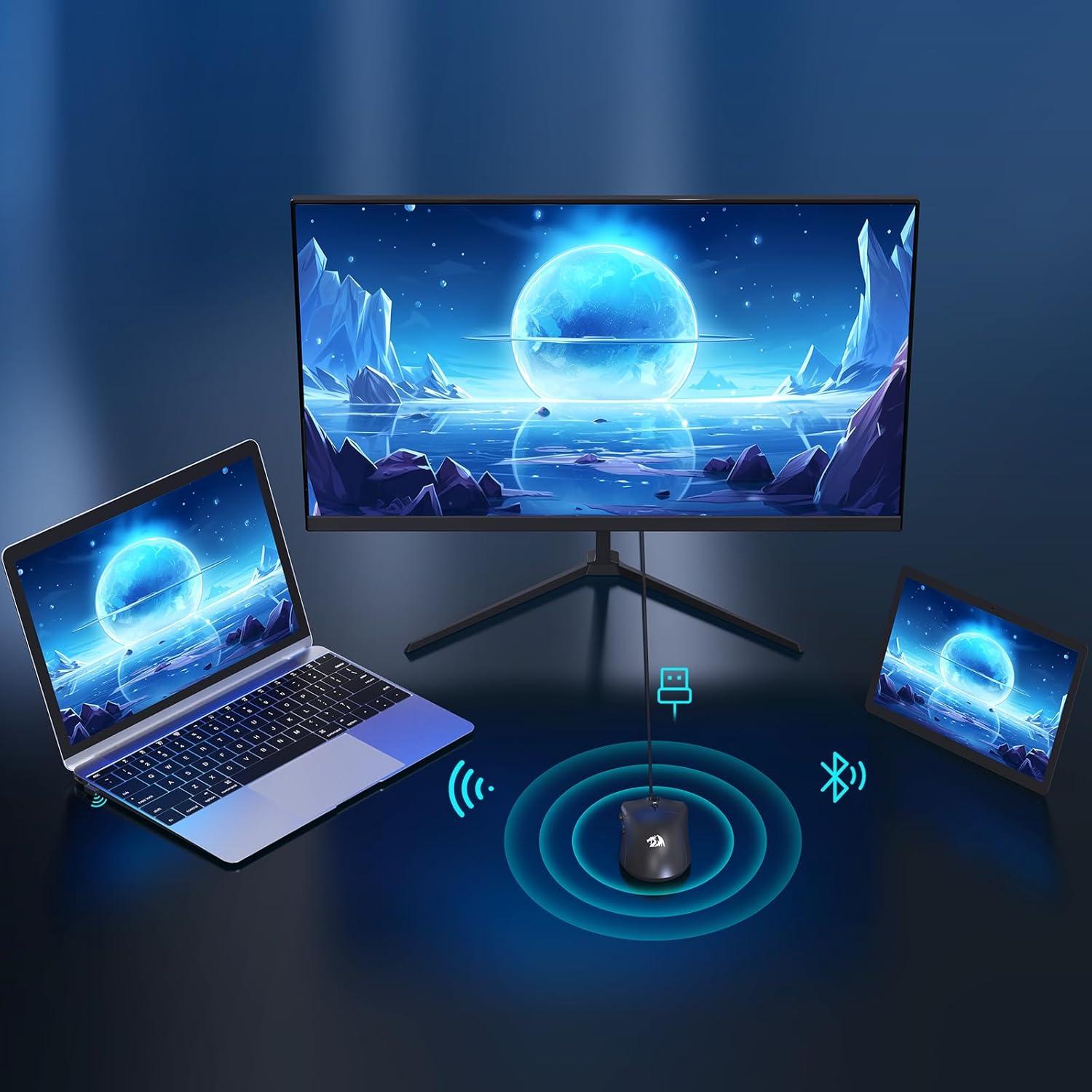 Ratón Gaming Inalámbrico Redragon M815PRO 26K DPI Ultra-Ligero