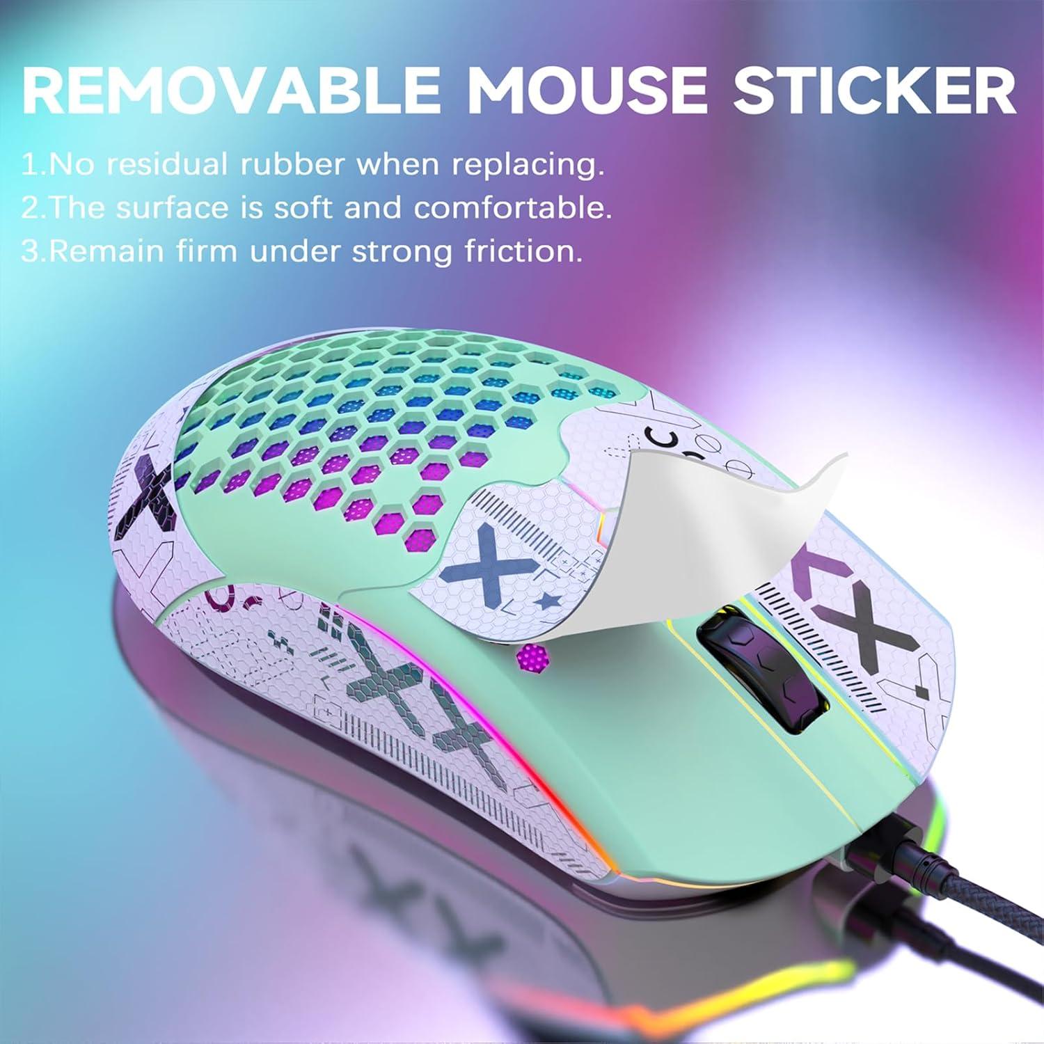 Ratón Gaming ZIYOU LANG M5 RGB 12000 DPI 65g Verde