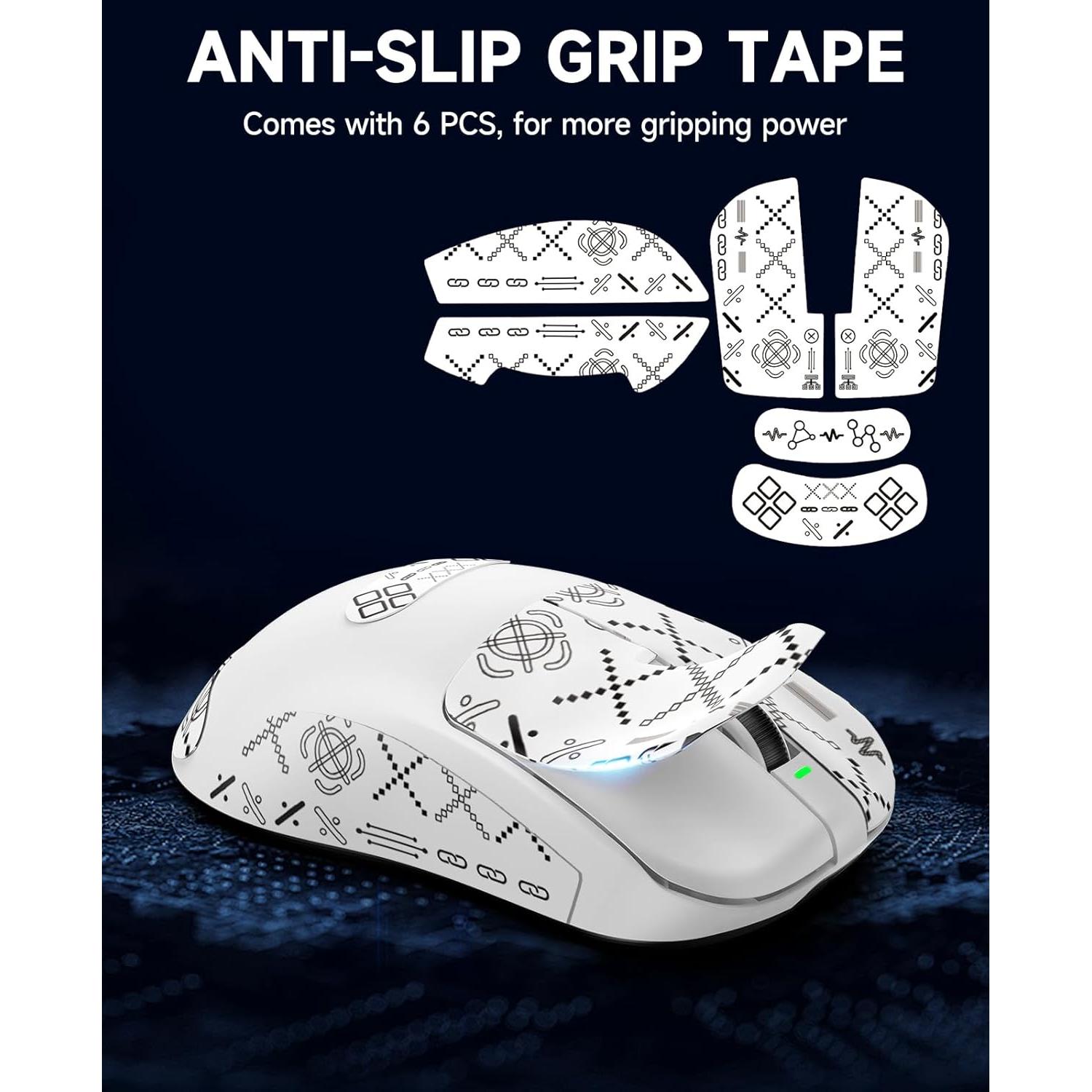 Ratón Gaming Inalámbrico VGN F1 MOBA 26000 DPI 55g Blanco