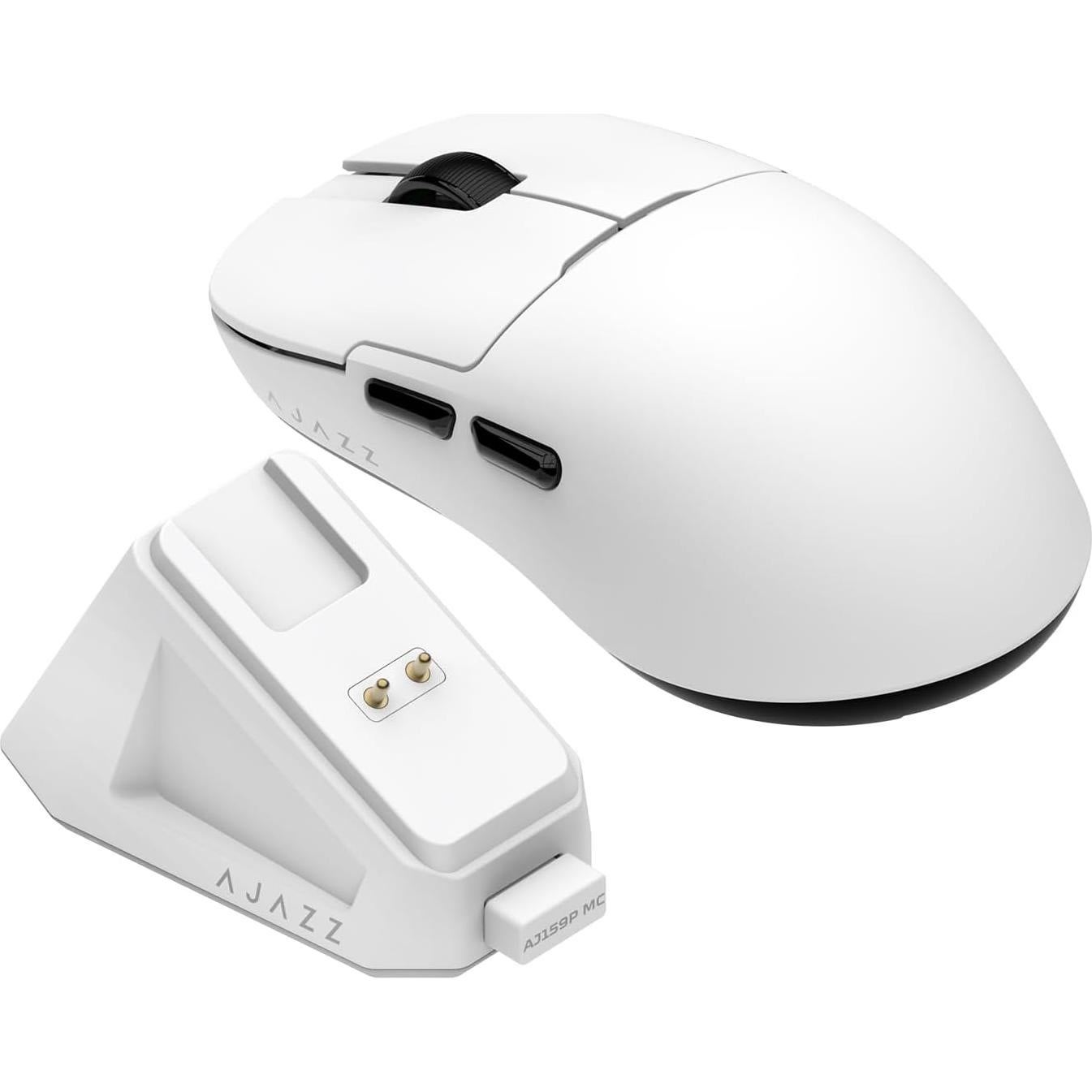 Ratón Gaming AJ159P MC Triple Modo 12000 DPI RGB Blanco