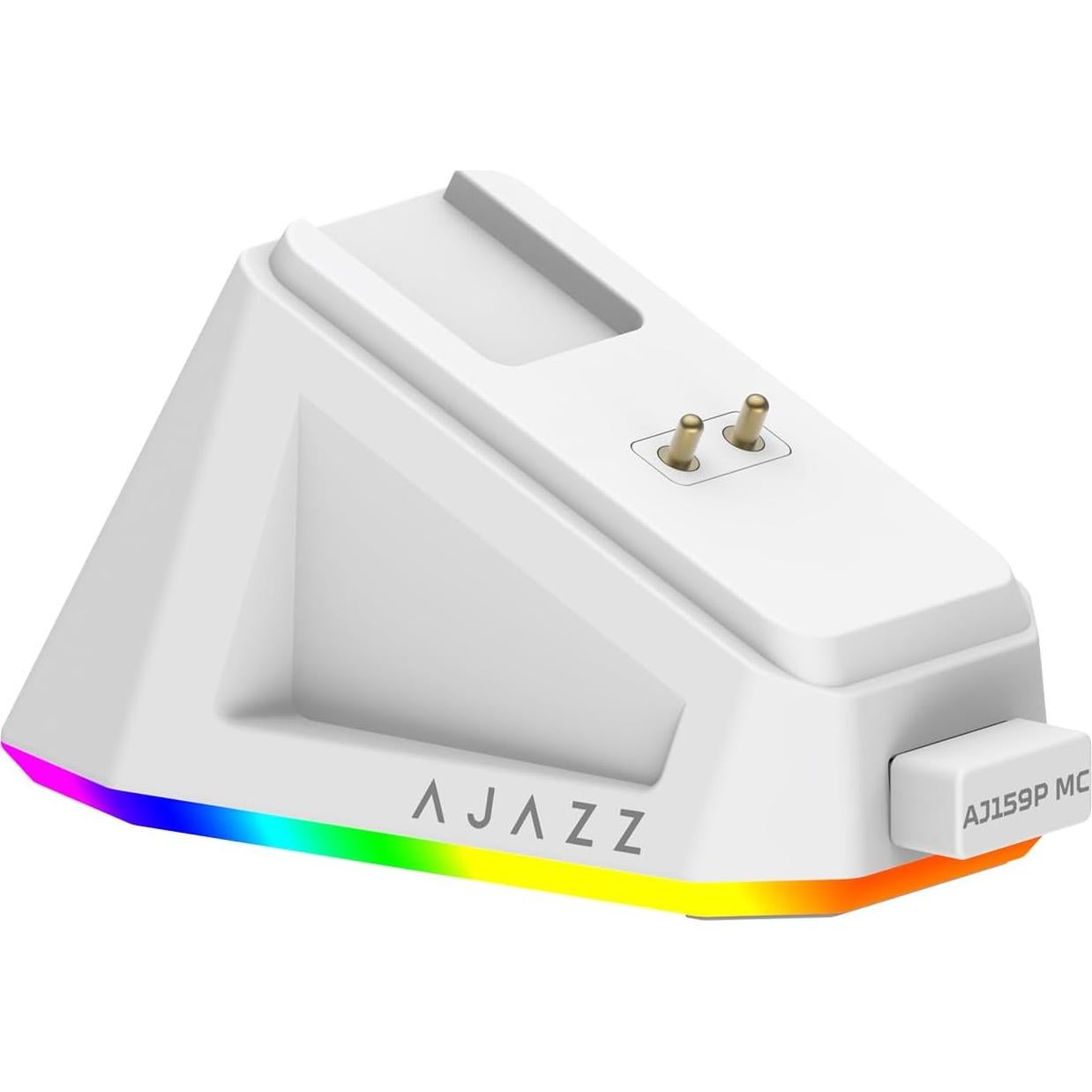 Ratón Gaming AJ159P MC Triple Modo 12000 DPI RGB Blanco