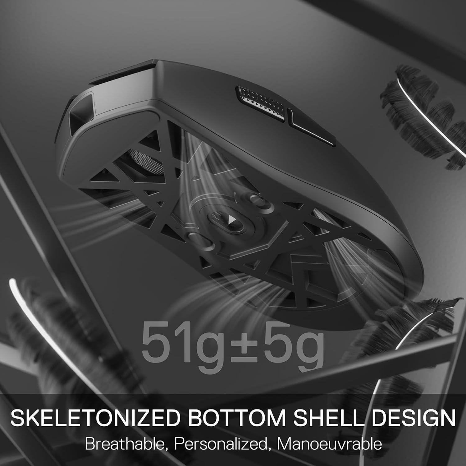 Redragon M922 PRO Ratón Gaming Inalámbrico 51g 26000 DPI Rosa