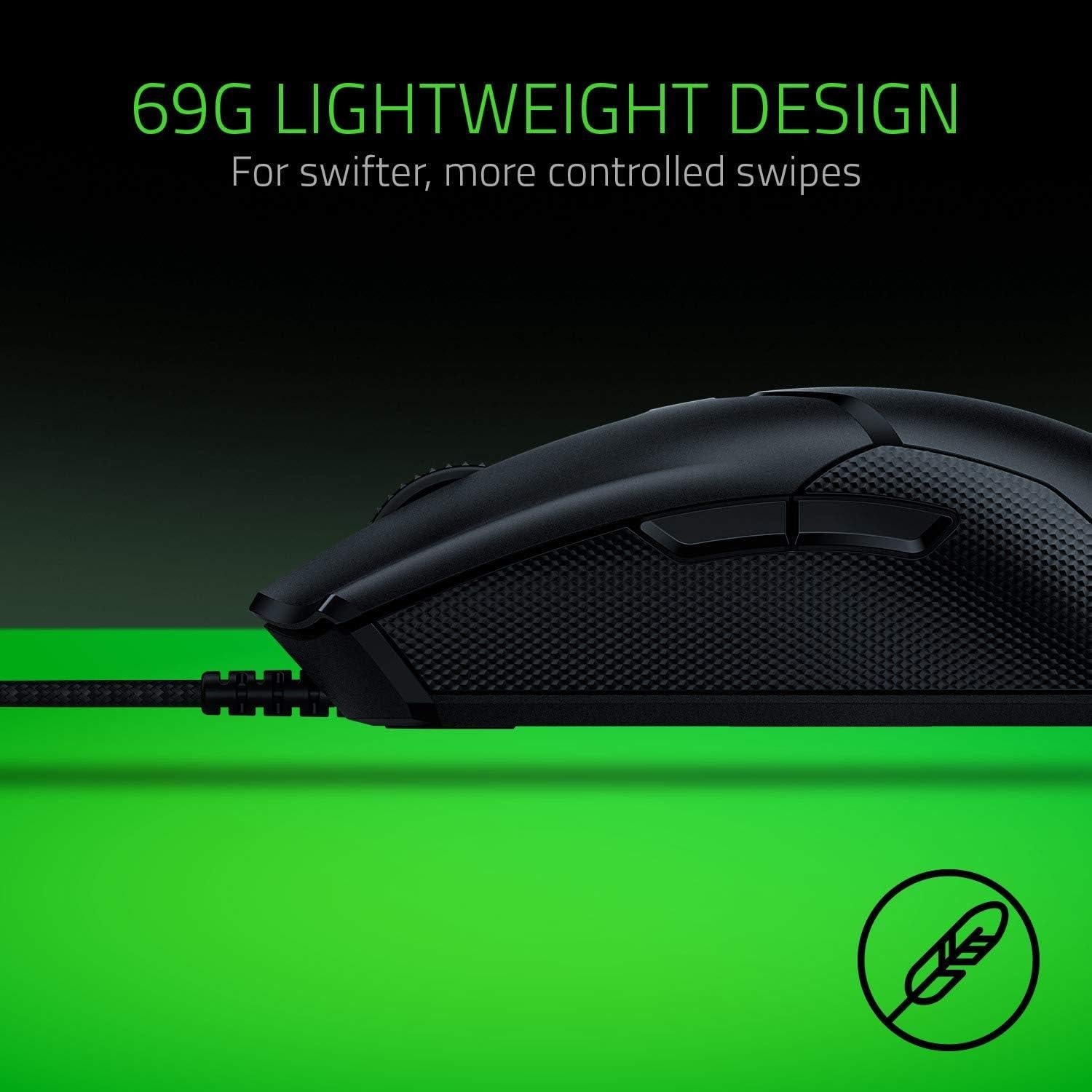 Razer Viper Mini Ratón Gaming Ambidextro 16K DPI Rosa Cuarzo