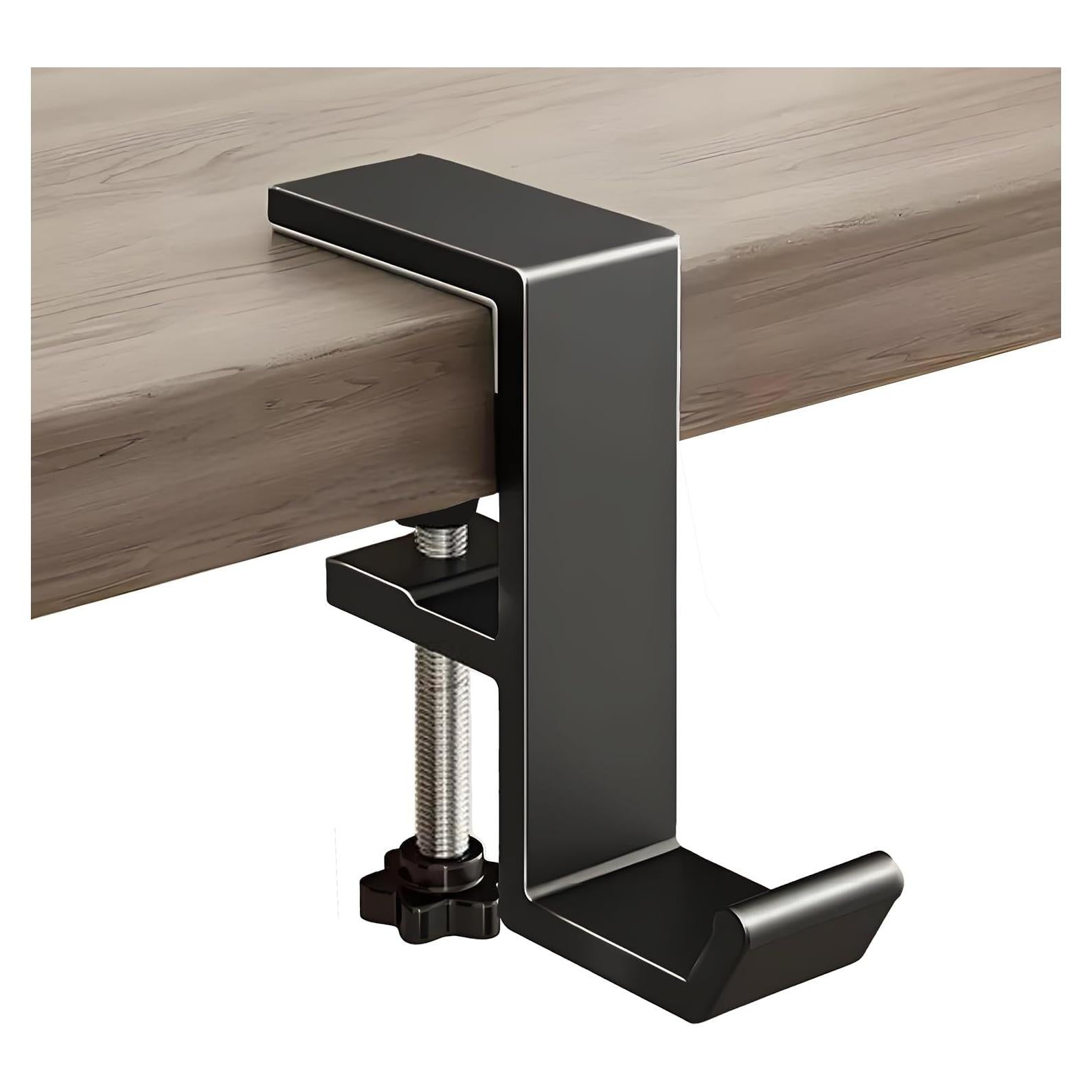 Soporte para Auriculares JAKO de Aluminio Negro para Escritorio