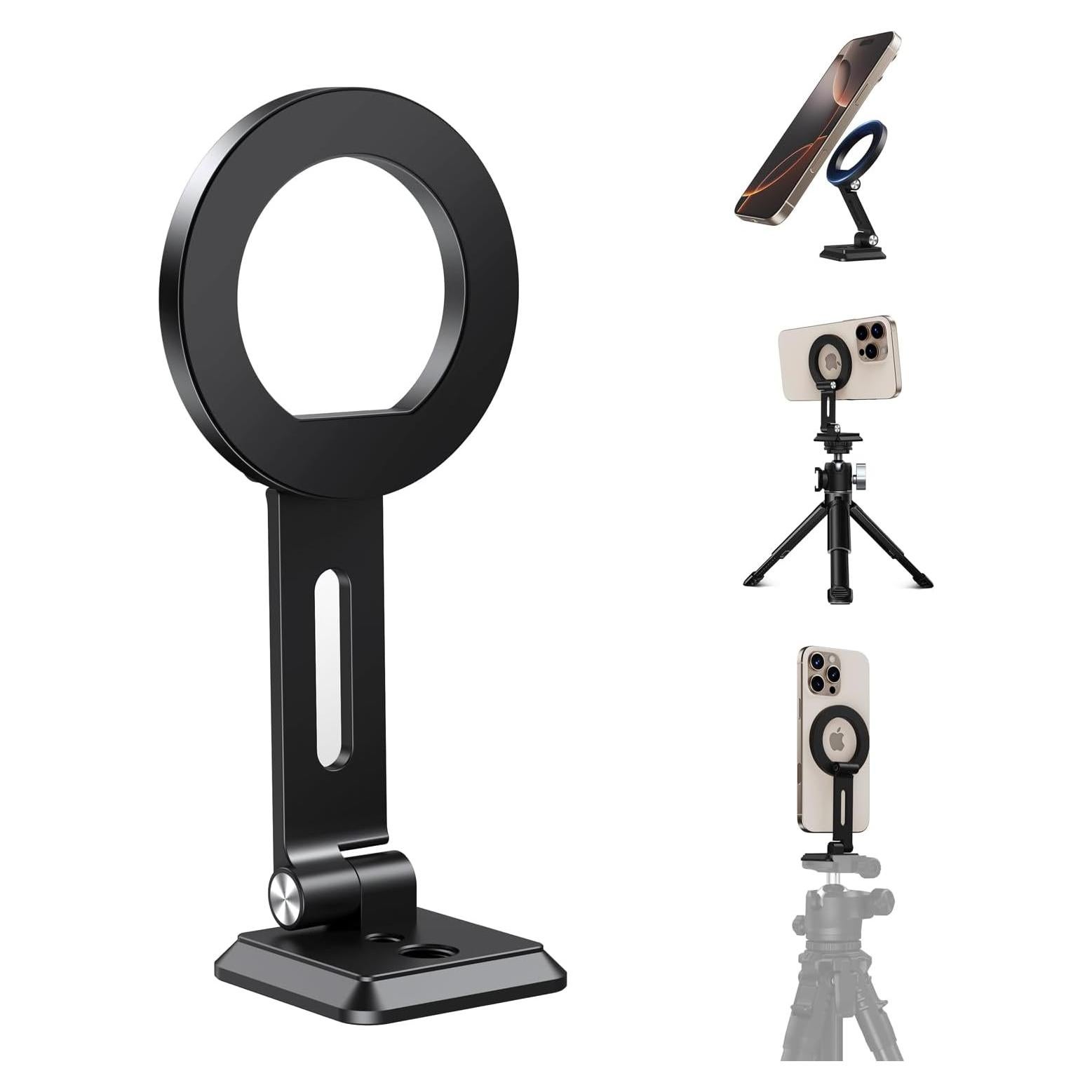Soporte de trípode magnético Elitehood para iPhone con Arca