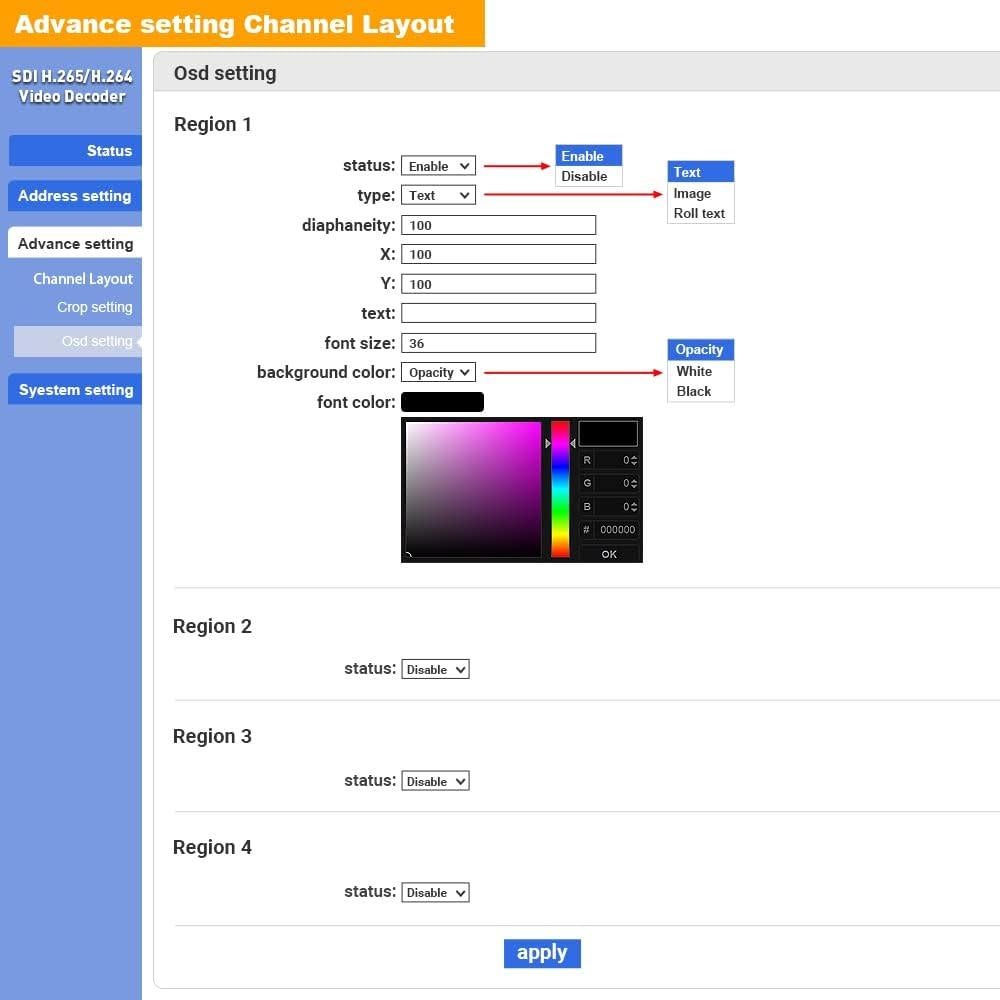 Decodificador de Video URay UHSCVD265-1-4K 4K UHD Multicanal