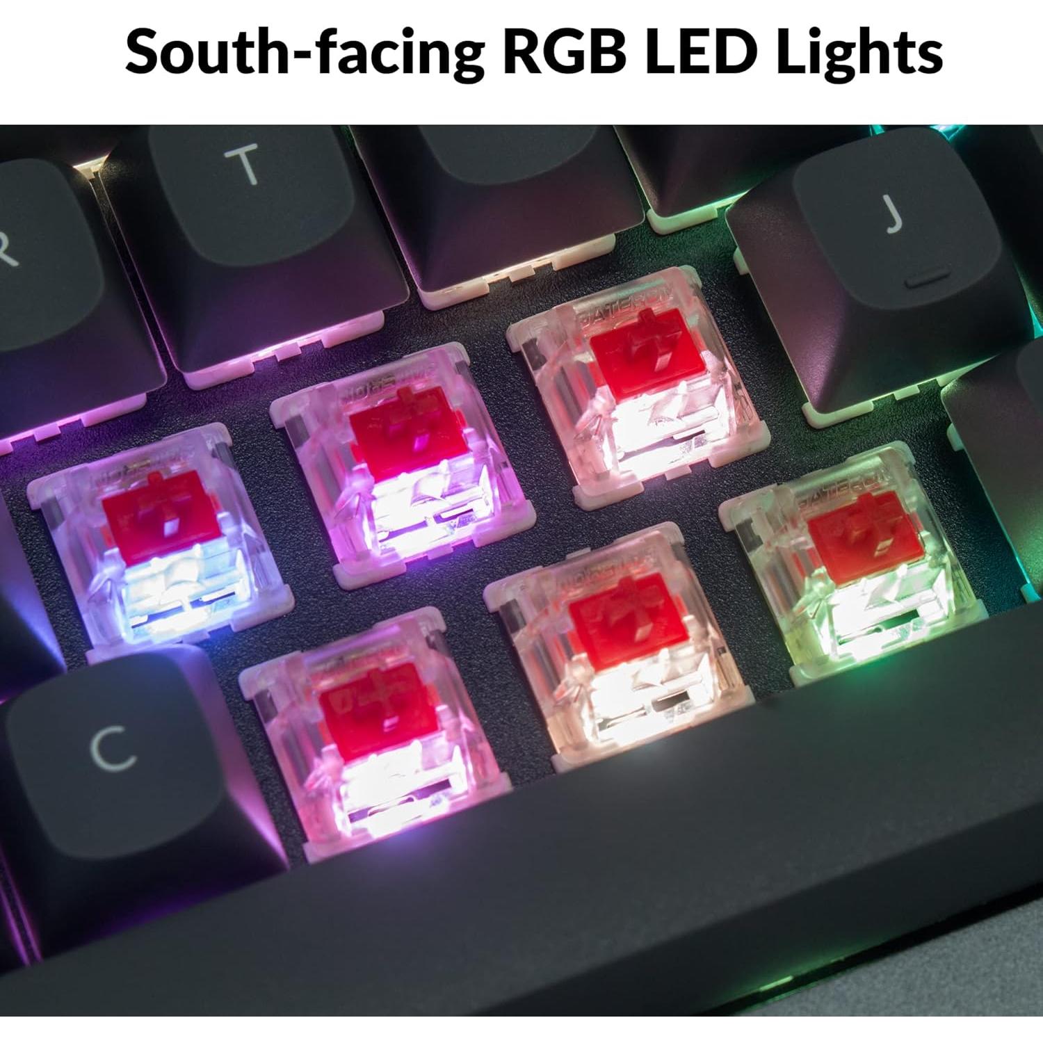 Teclado Mecánico Keychron Q7 70% Hot-Swappable RGB Gris