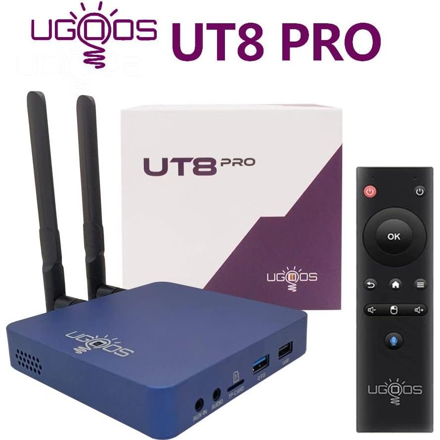 Ugoos UT8 PRO Android TV Box 8GB RAM 64GB 4K HDR WiFi 6
