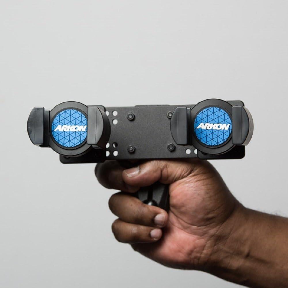 Soporte de Montaje Arkon TW Broadcaster Pro para 2 Smartphones