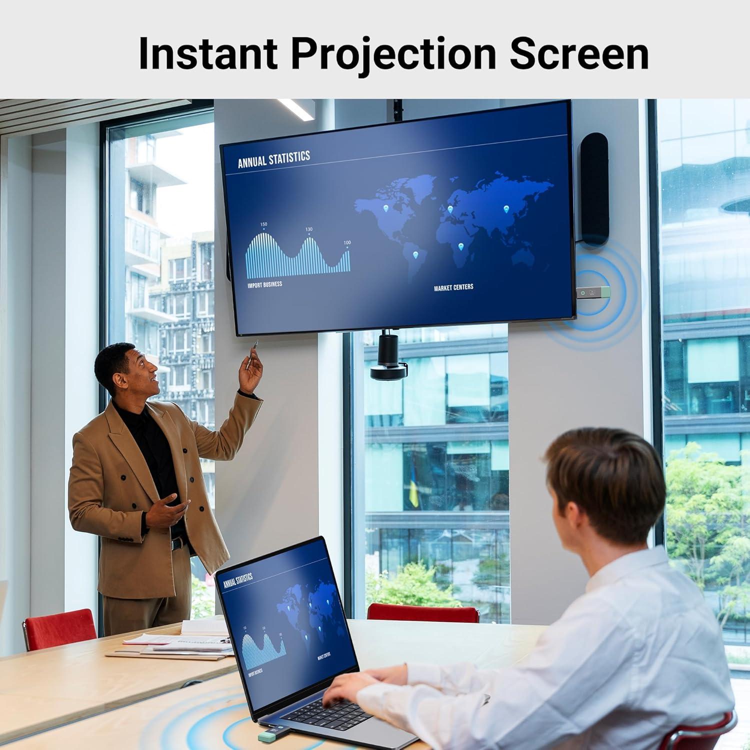 Transmisor y receptor HDMI inalámbrico Znoyaf 4K 50m Plug & Play