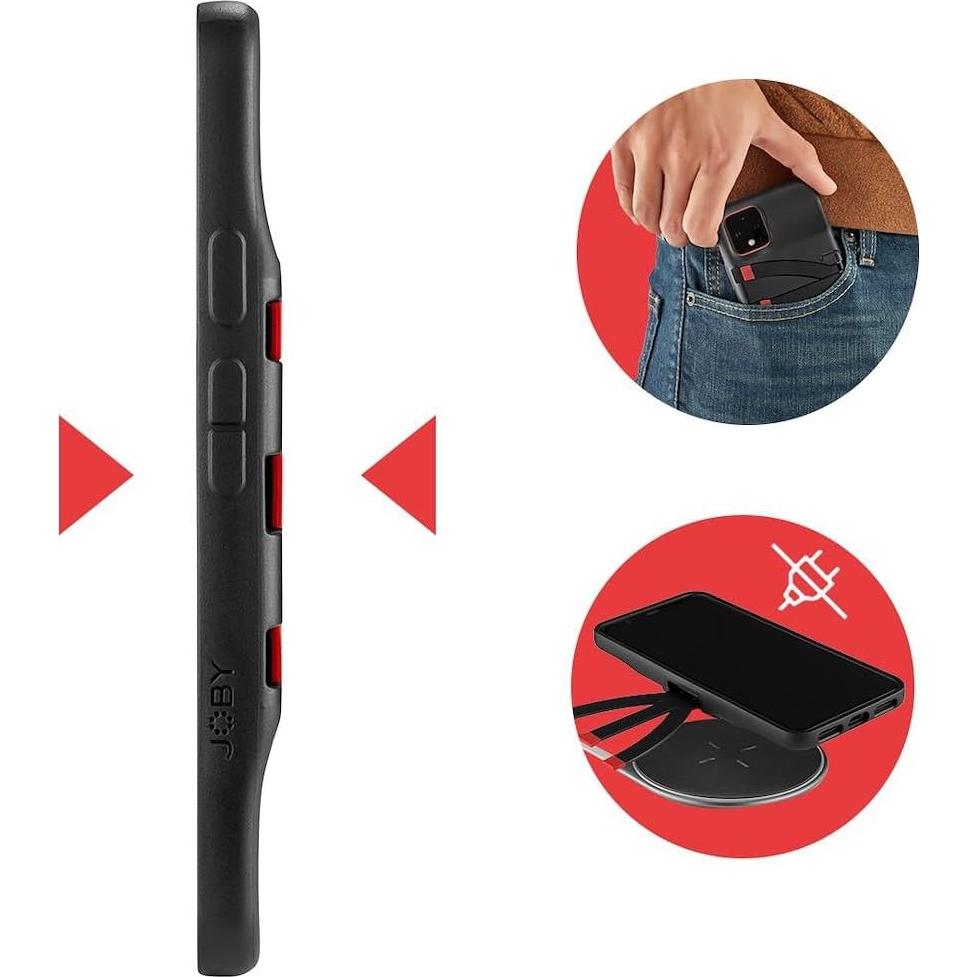 Funda Protectora Joby para Google Pixel 4 con Trípode Integrado