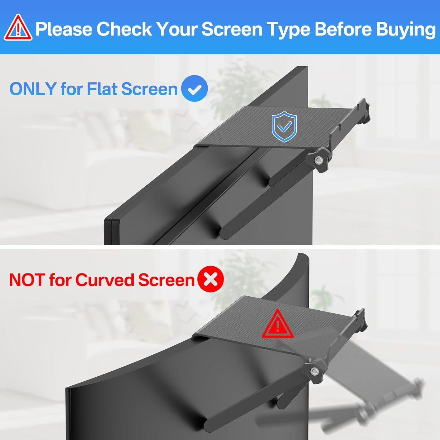 Estante Flotante para TV Tiebutie FT5050 33 cm Ajustable Negro