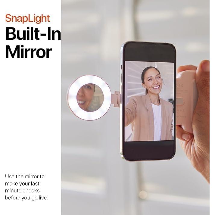 Luz de Anillo LED ShiftCam SnapPocket - 4 Brillos, Plegable