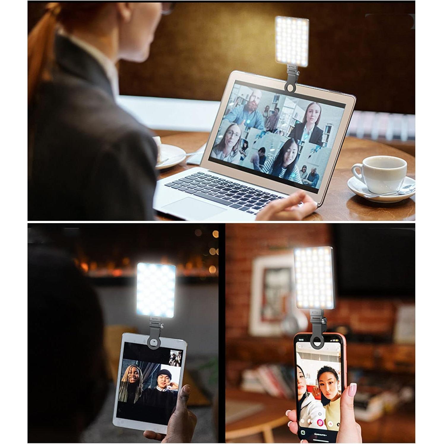 Luz de Video LED Gavigain Dimmable 2500K-9000K Recargable